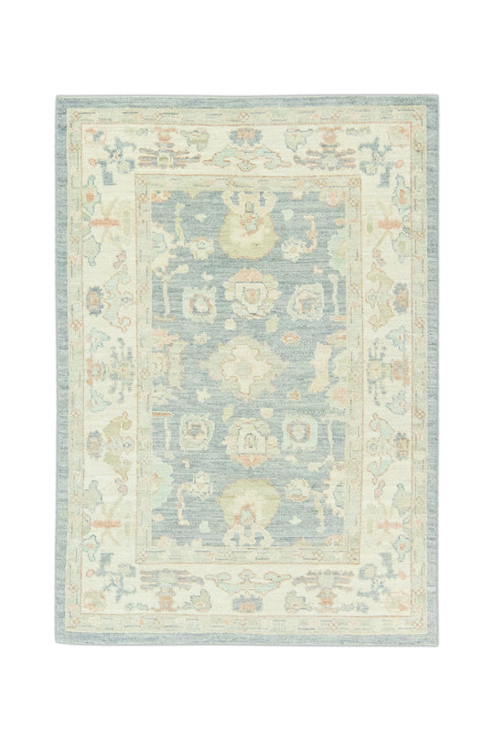 #15084 Turkish Oushak 5'1" x 7'3"