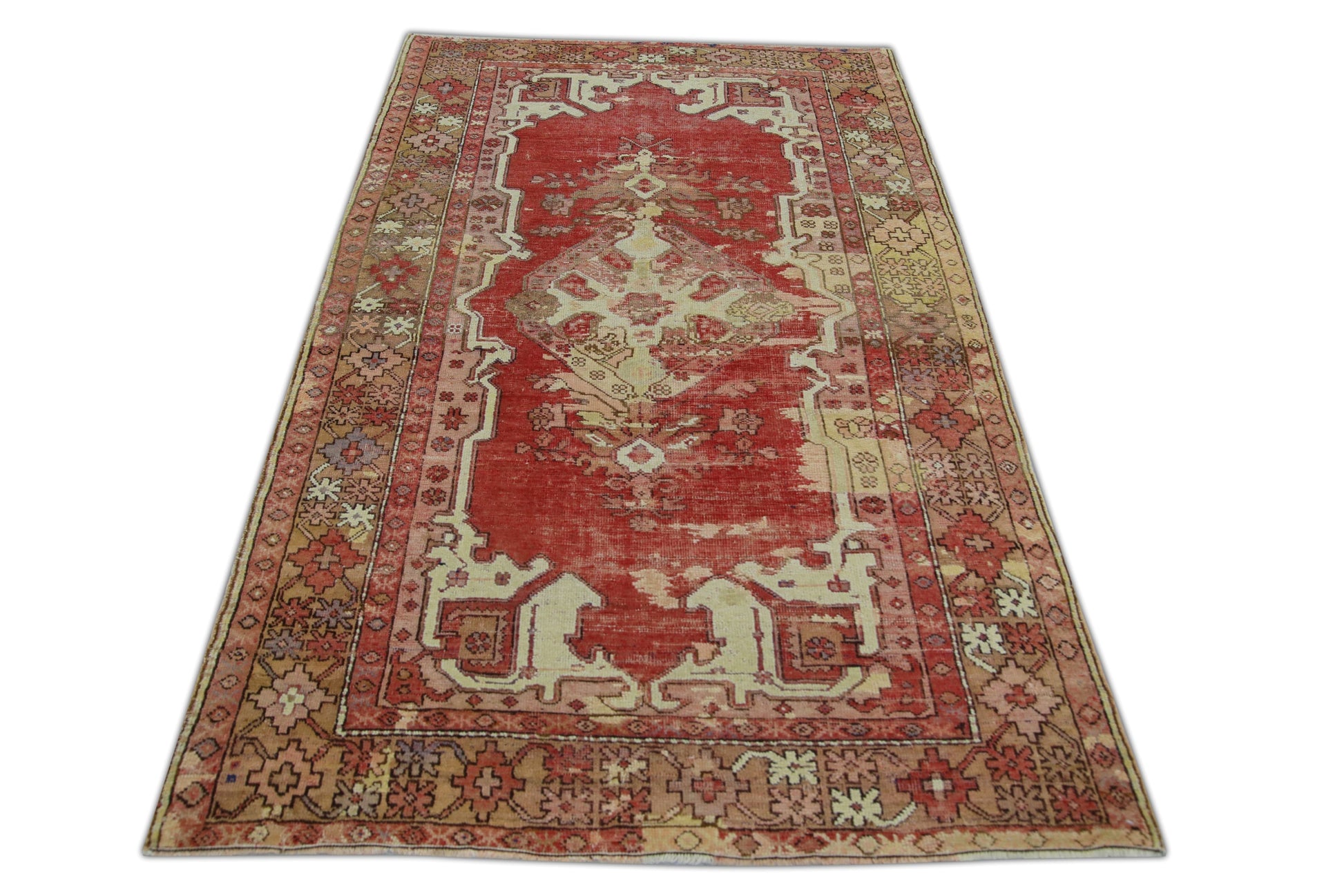 Turkish Vintage Rug 4'3" x 7' #1043