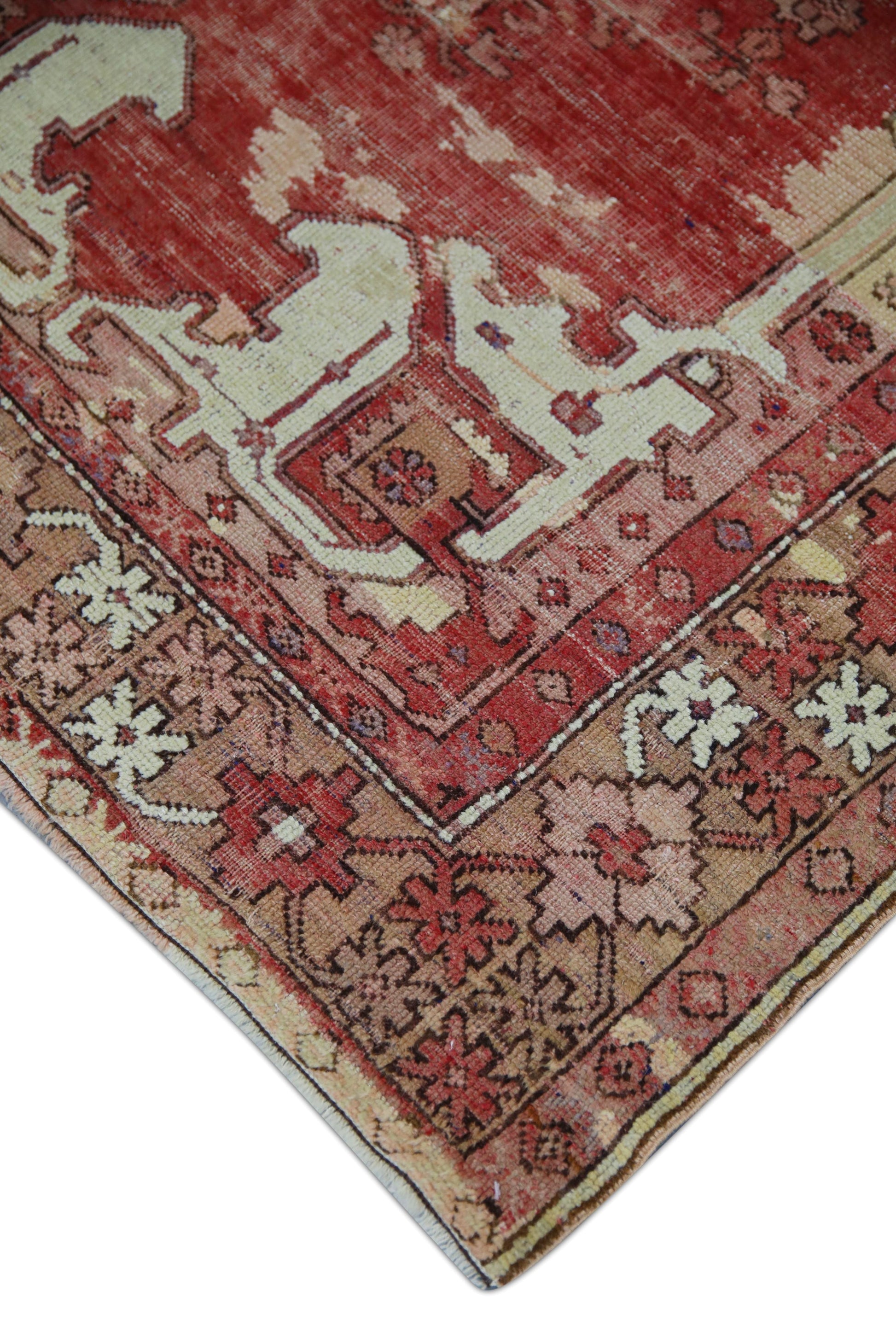 Turkish Vintage Rug 4'3" x 7' #1043