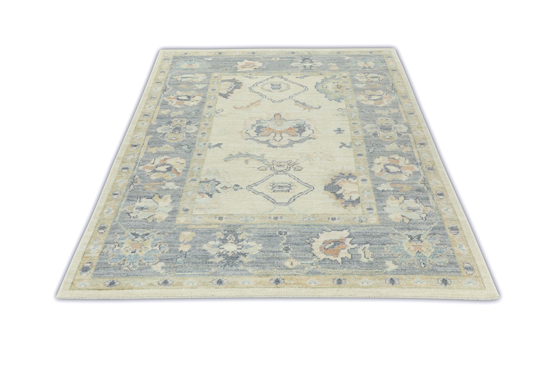 Turkish Oushak Rug 5'1" x 6'10" #15056
