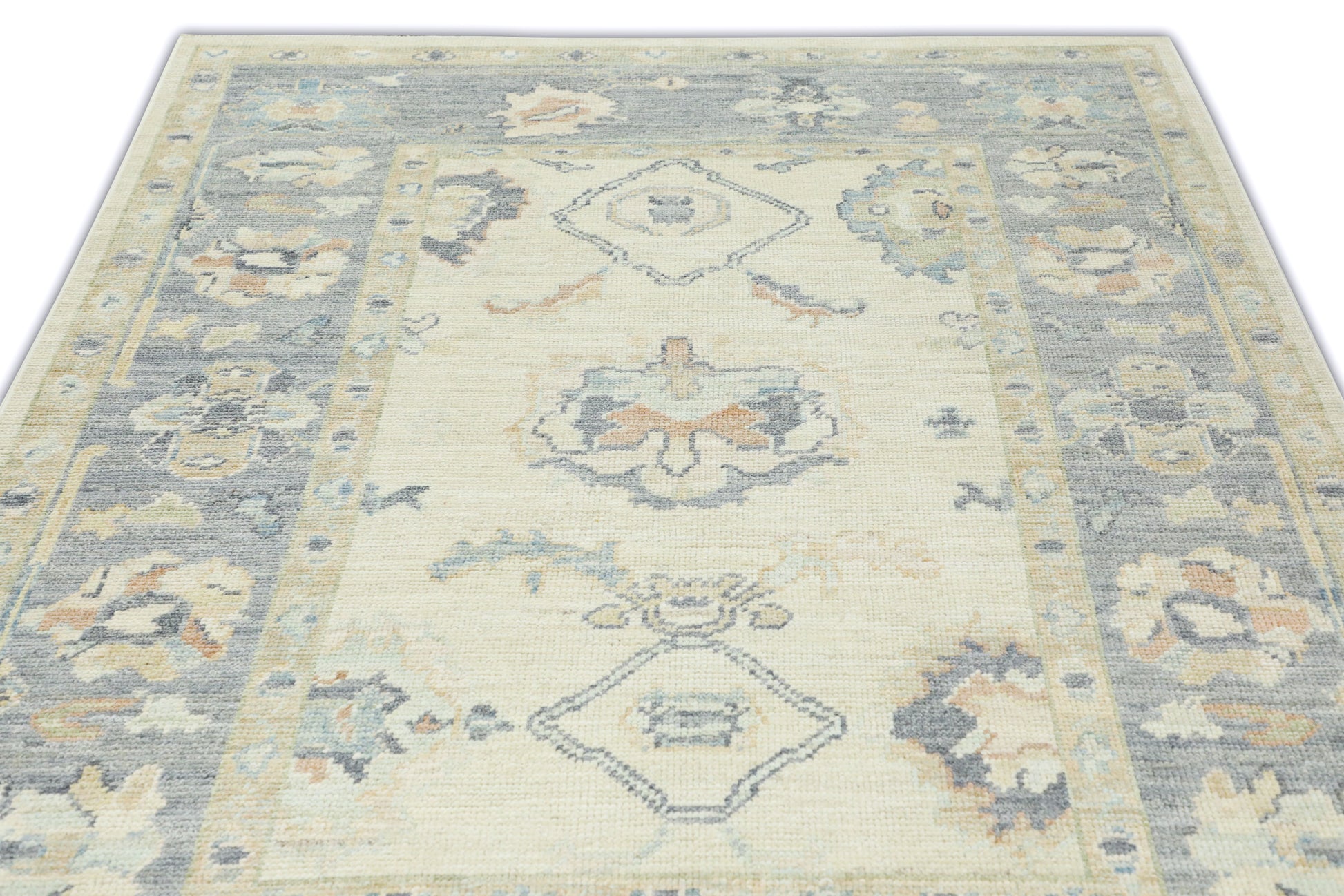 Turkish Oushak Rug 5'1" x 6'10" #15056
