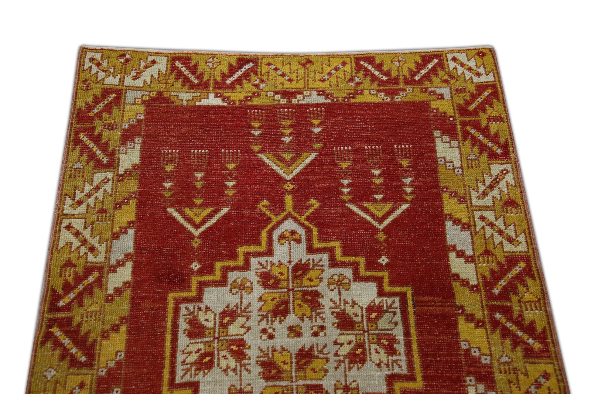 Turkish Vintage Anatolian Rug 3'2" x 4'5" #1041