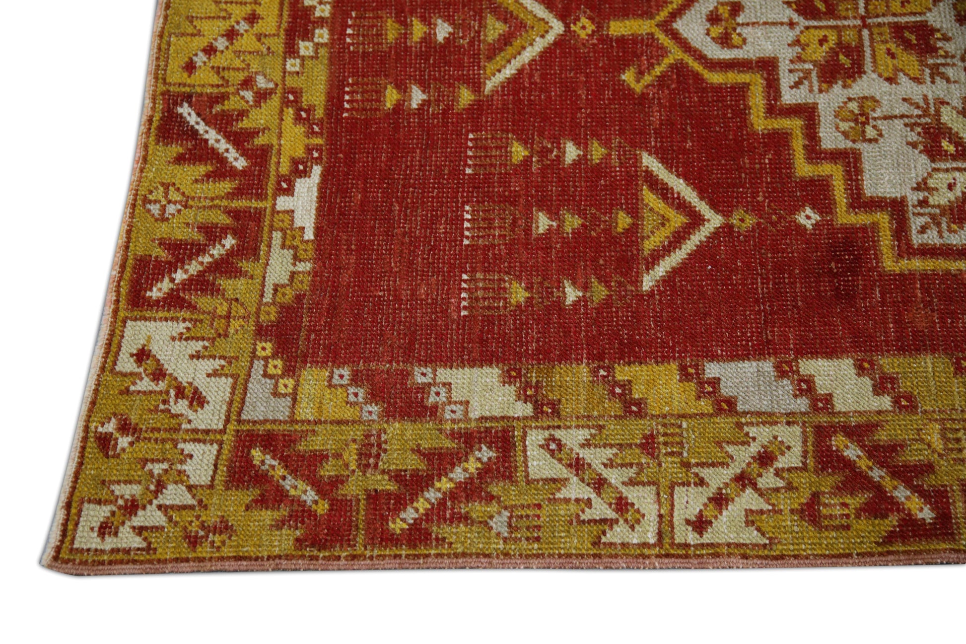 Turkish Vintage Anatolian Rug 3'2" x 4'5" #1041