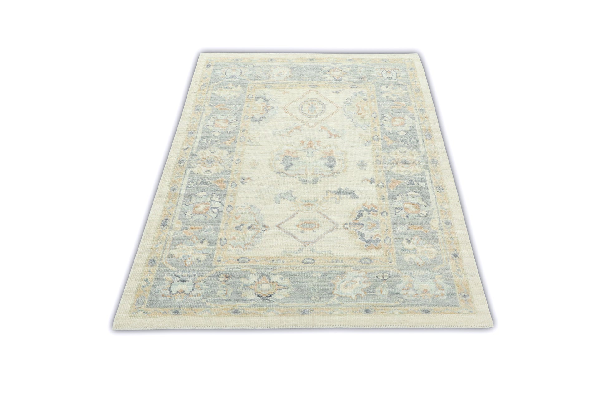 Turkish Oushak Rug 4' x 6'2" #15005