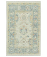 Turkish Oushak Rug 4' x 6'2" #15005