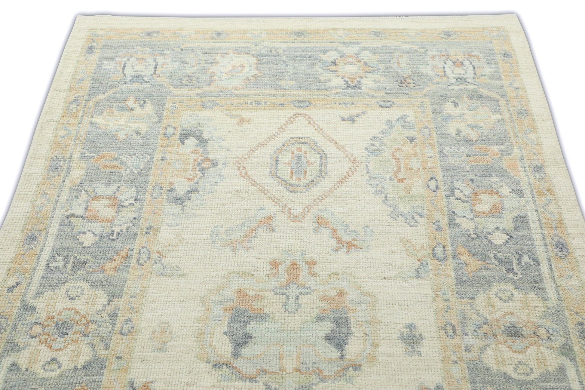 Turkish Oushak Rug 4' x 6'2" #15005