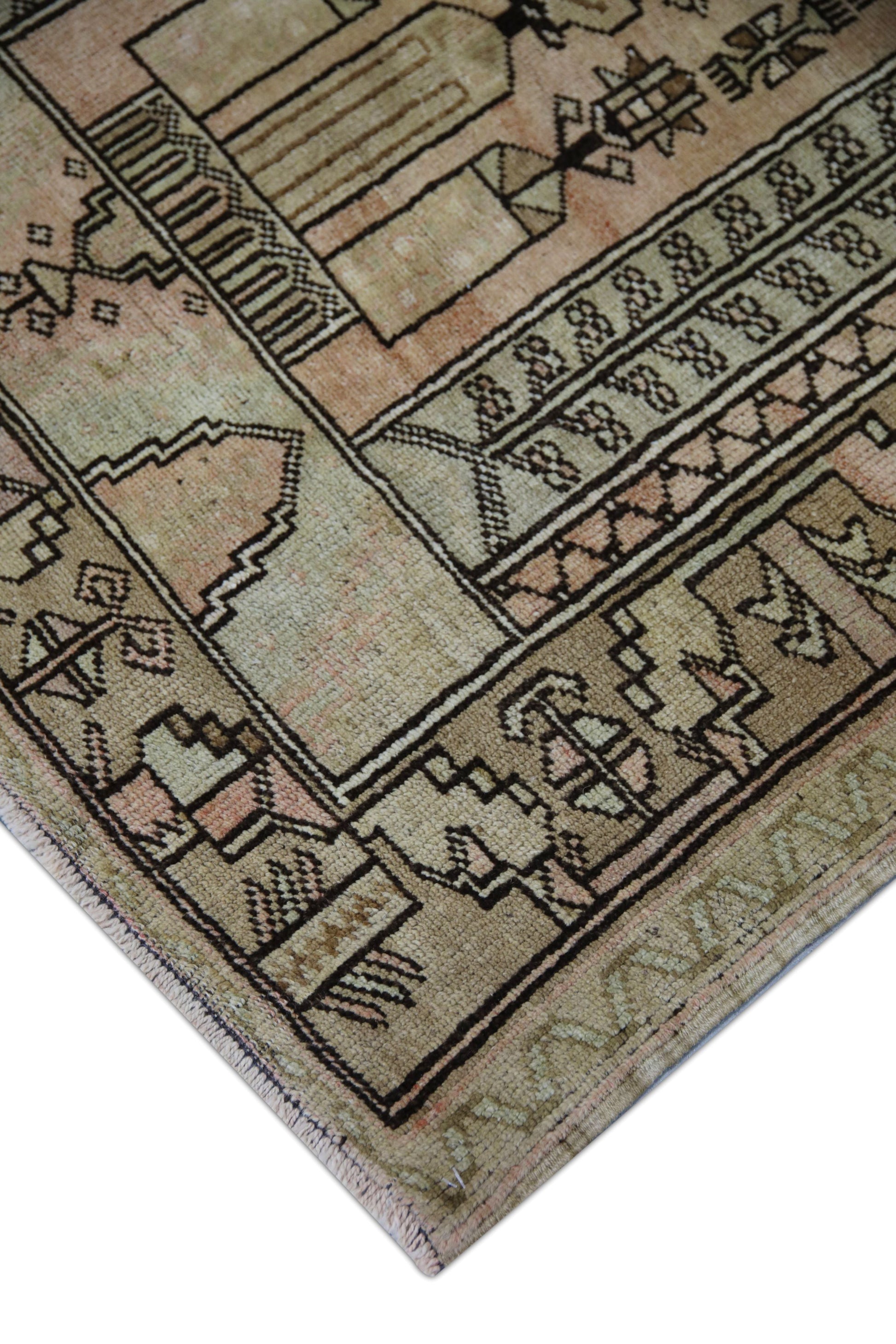 Turkish Vintage Anatolian Rug 4'3" x 7'5" #1040