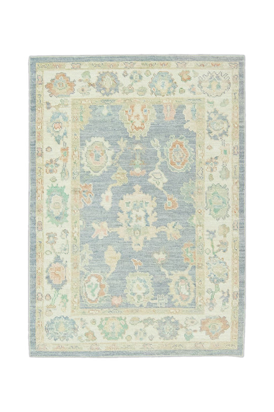 #15016 Turkish Oushak 4'2" x 5'10"