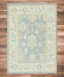 Turkish Oushak Rug 4'2" x 5'10" #15016