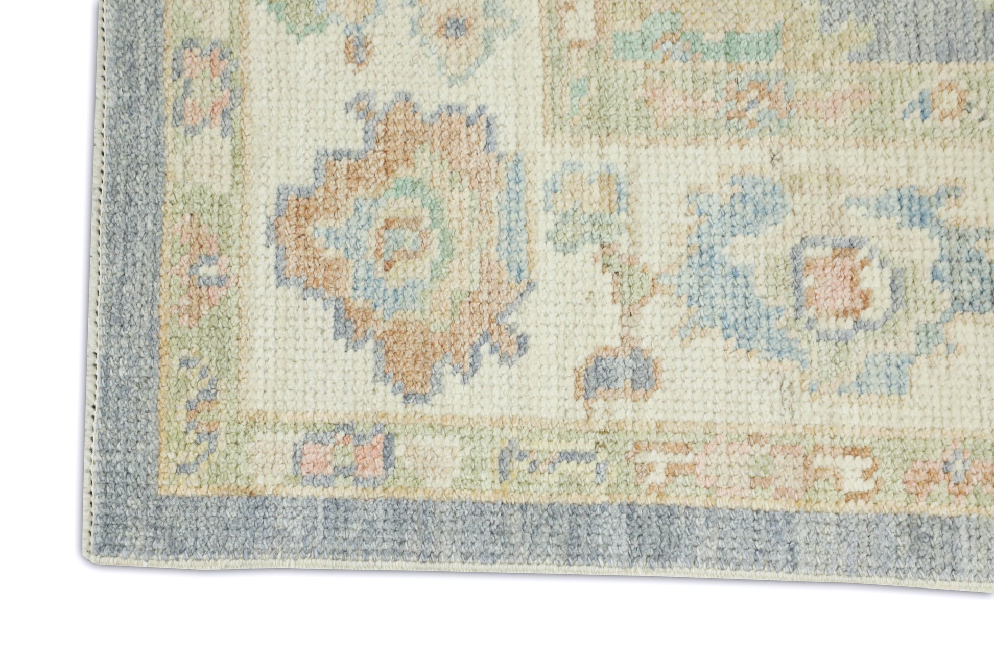 Turkish Oushak Rug 4'2" x 5'10" #15016