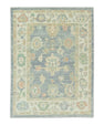 Turkish Oushak Rug 4'2" x 5'5" #15054