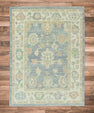 Turkish Oushak Rug 4'2" x 5'5" #15054