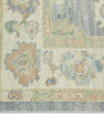 Turkish Oushak Rug 4'2" x 5'5" #15054
