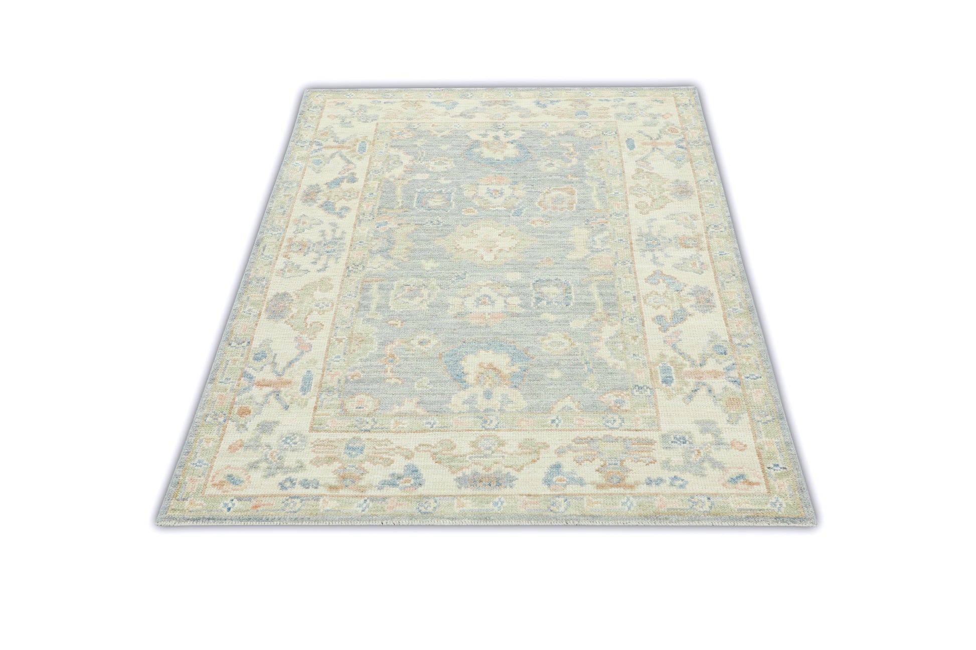 Turkish Oushak Rug 4'4" x 6'2" #15013