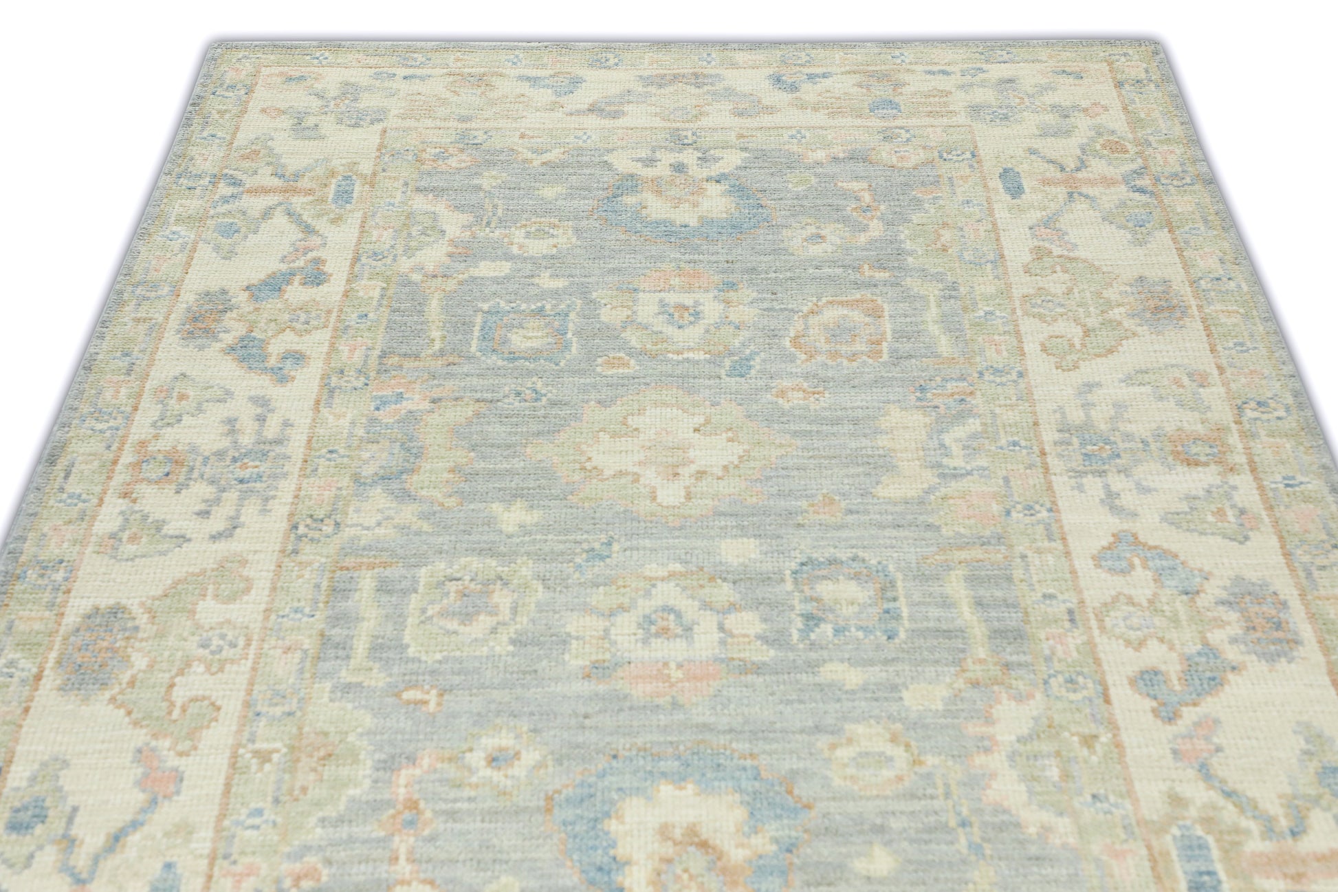 Turkish Oushak Rug 4'4" x 6'2" #15013