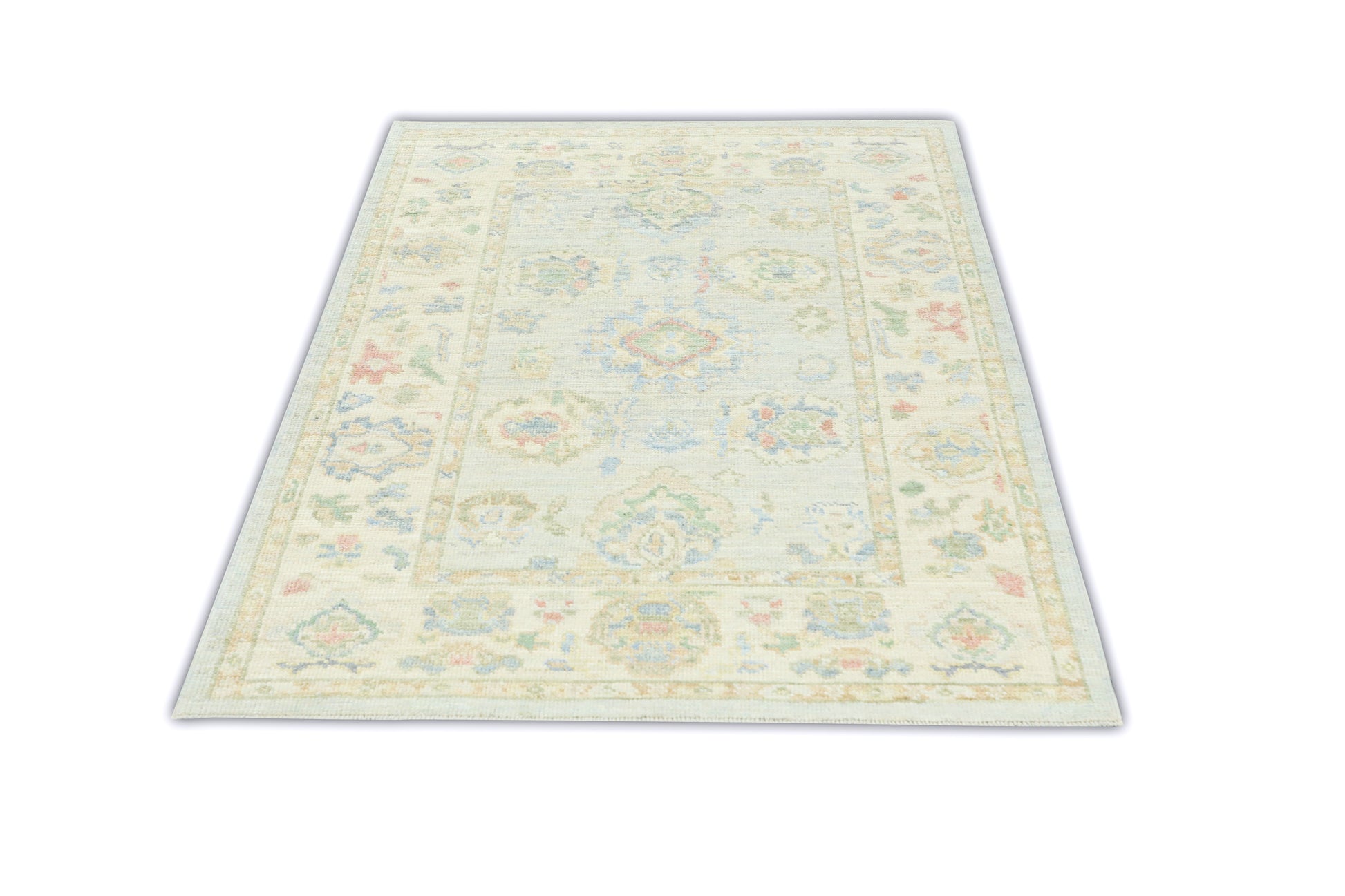 Turkish Oushak Rug 4'2" x 6' #15019
