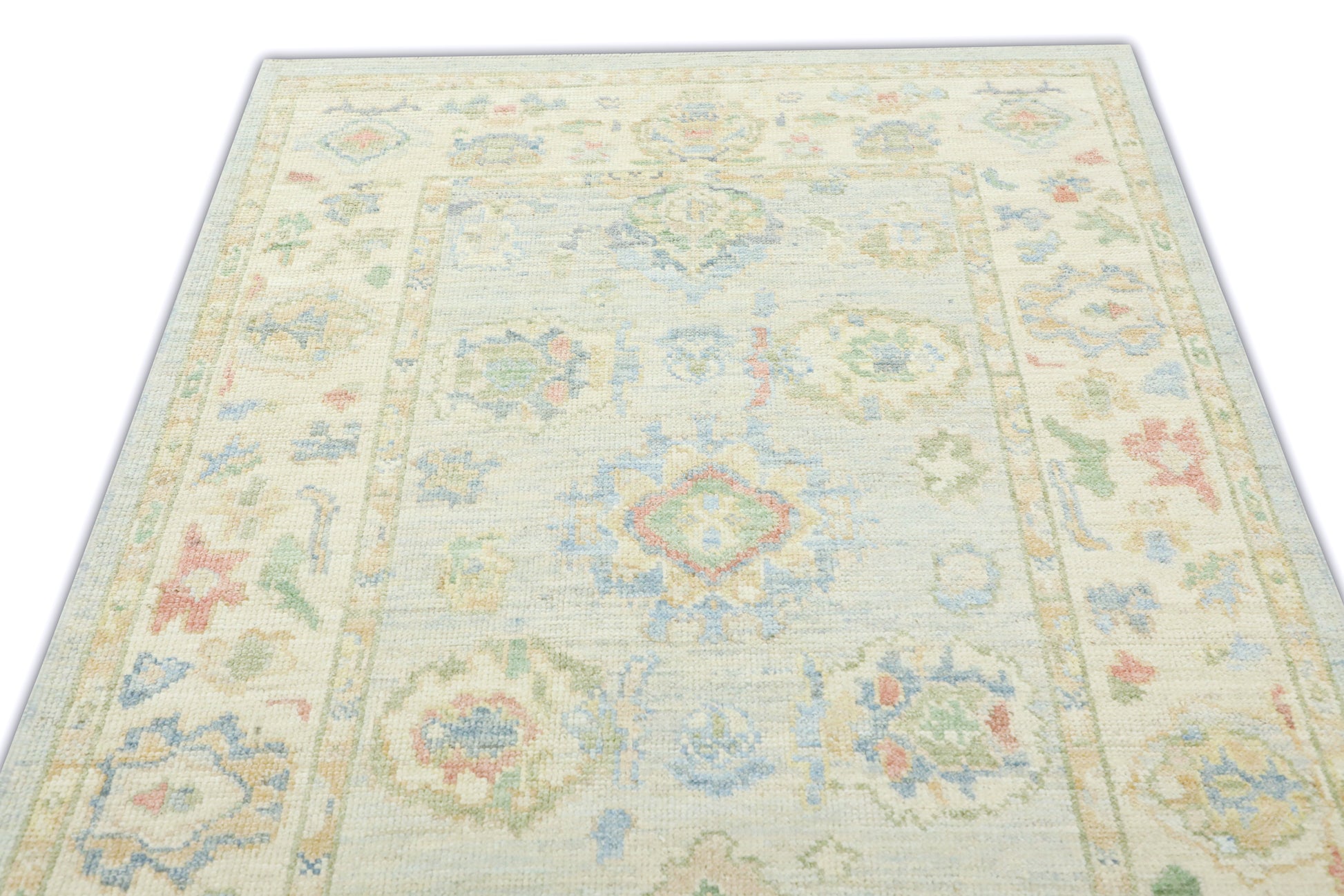 Turkish Oushak Rug 4'2" x 6' #15019