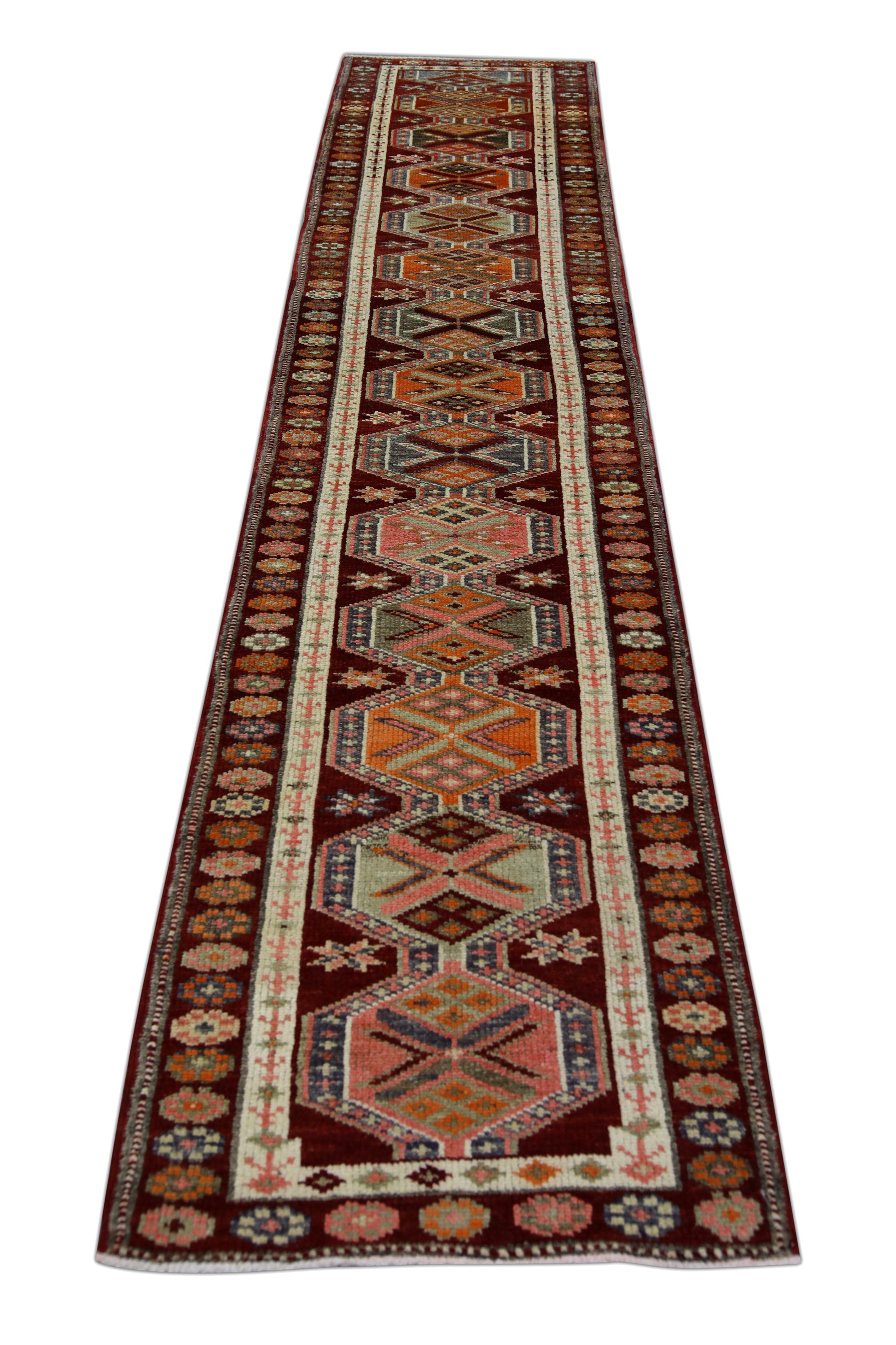 Turkish Vintage Anatolian Rug  2'7" x 12'3" #119