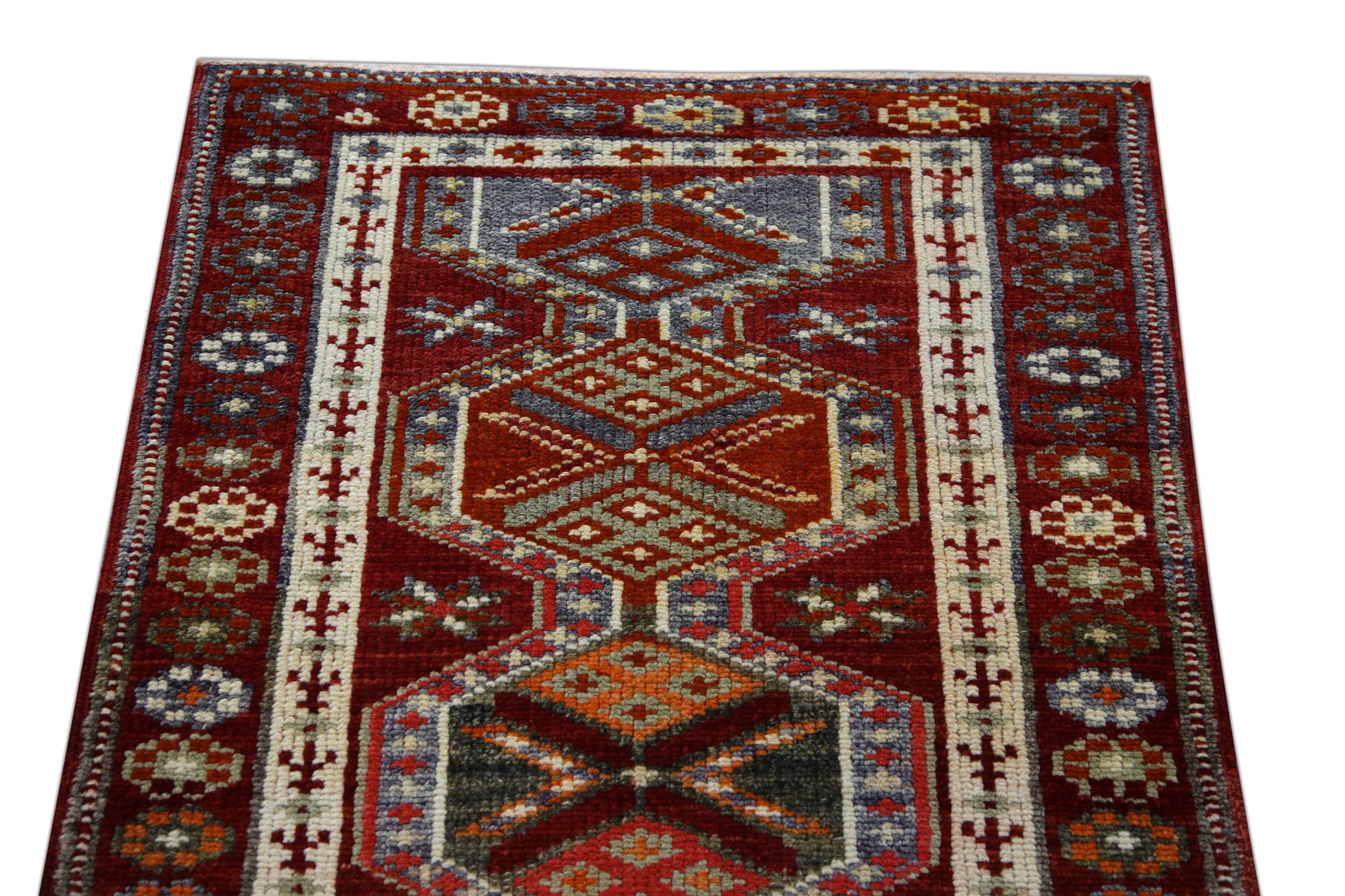 Turkish Vintage Anatolian Rug  2'7" x 12'3" #119