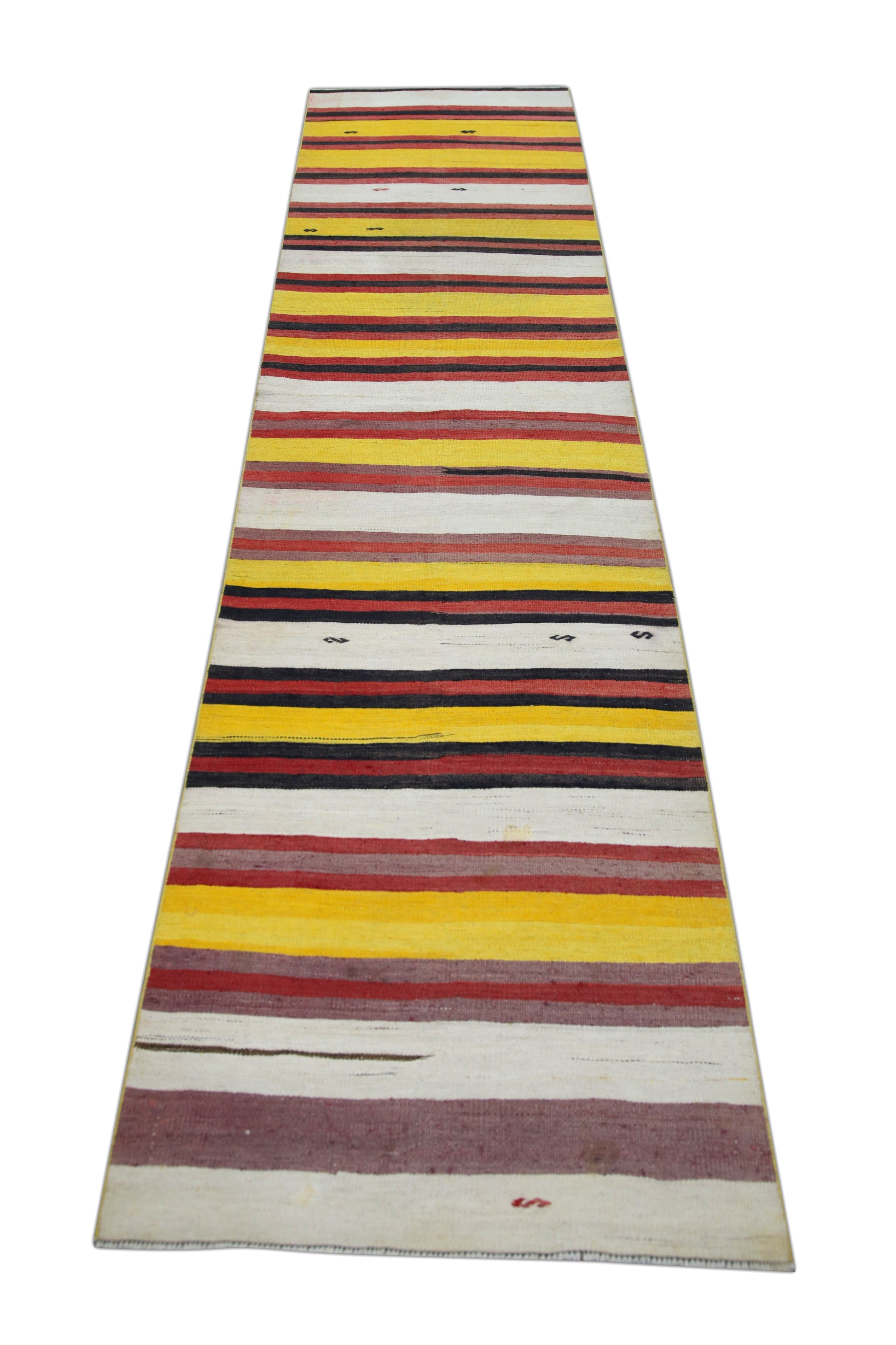 Oriental Flat Weave Turkish Kilim Rug 2'8" x 11' #65