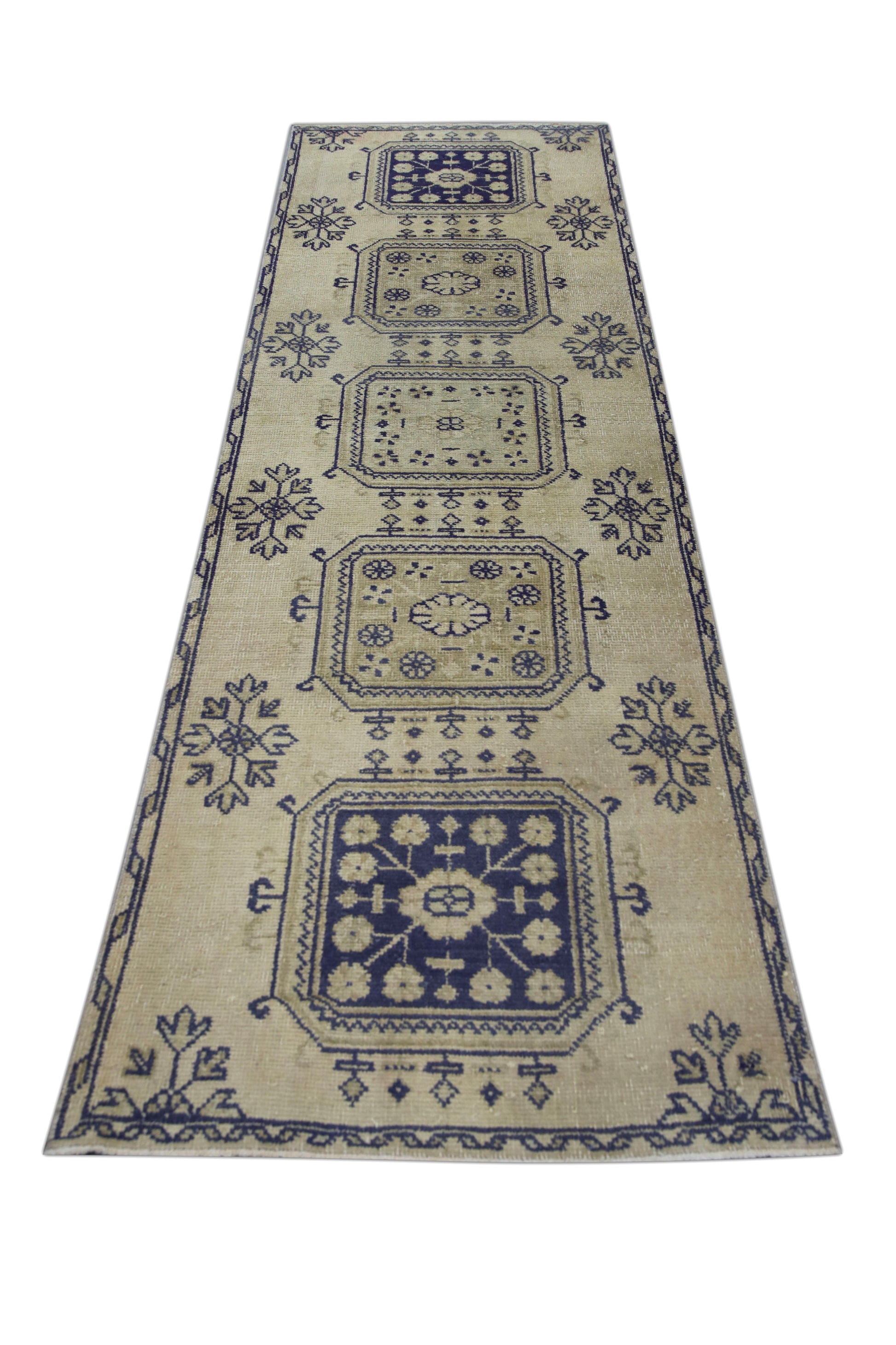 Turkish Vintage Anatolian Rug  3'2" x 10'2" #288
