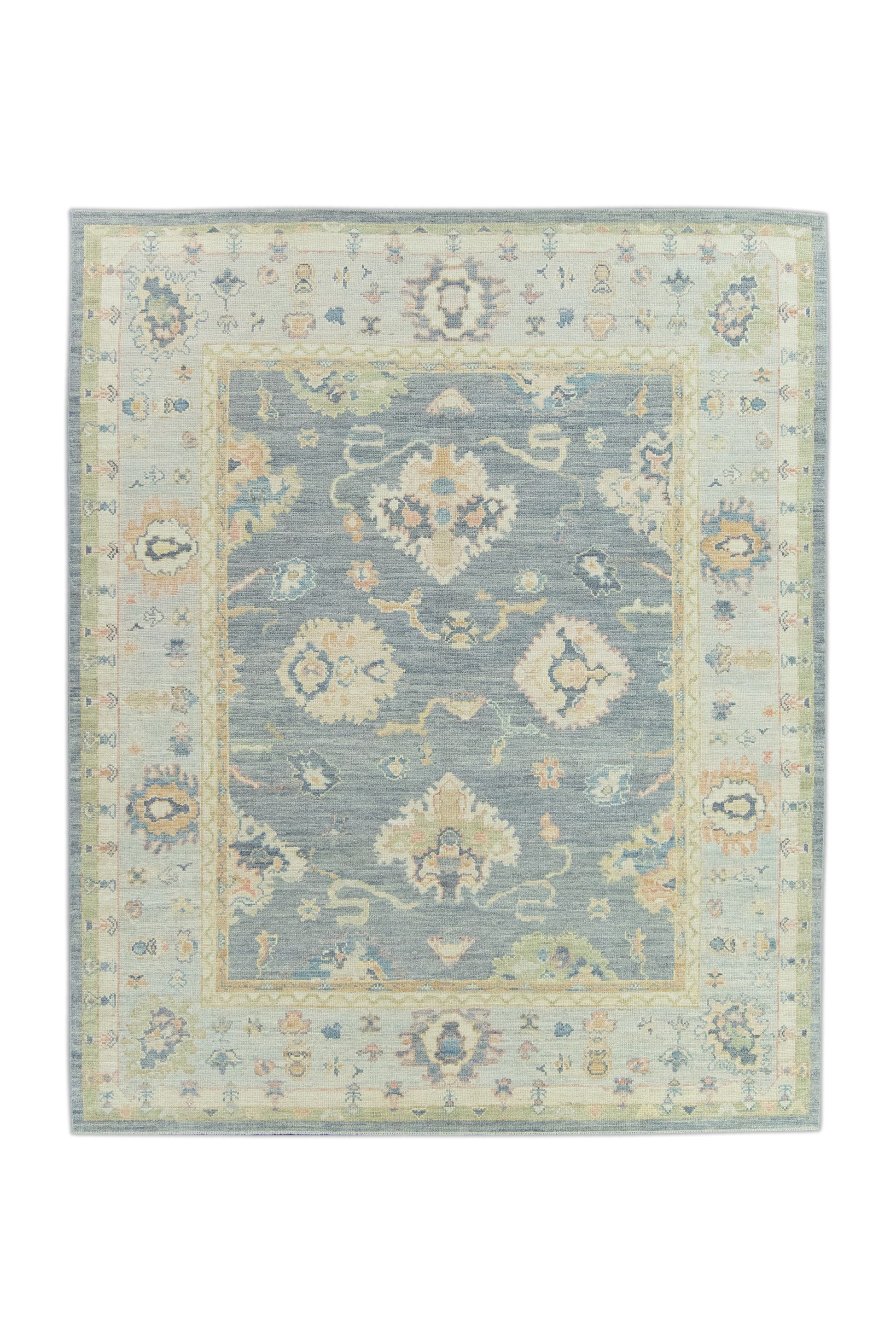 Turkish Oushak Rug 8'1" x 9'9" #15039