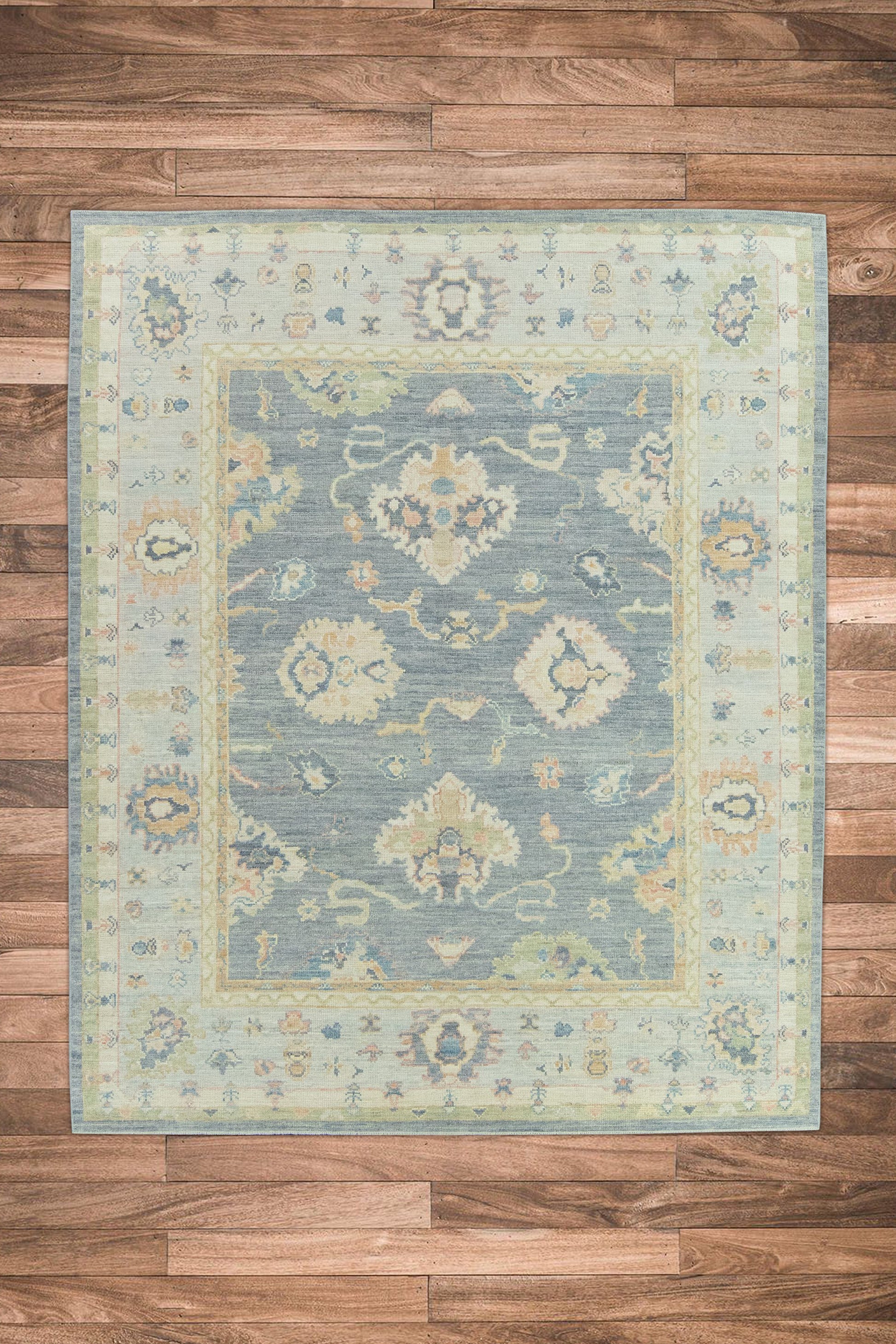 Turkish Oushak Rug 8'1" x 9'9" #15039