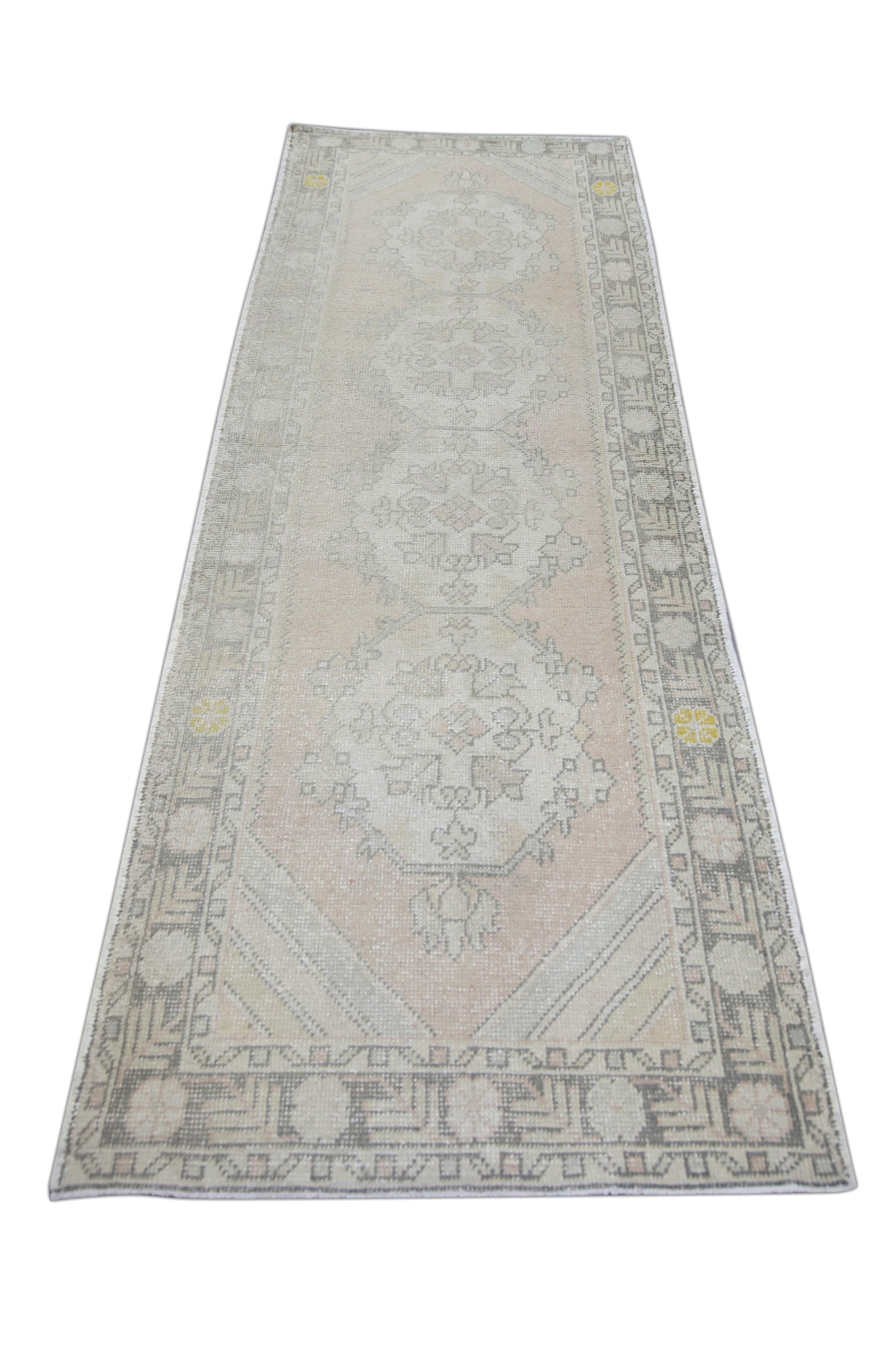 Turkish Vintage Anatolian Rug  3'2" x 9'5" #317