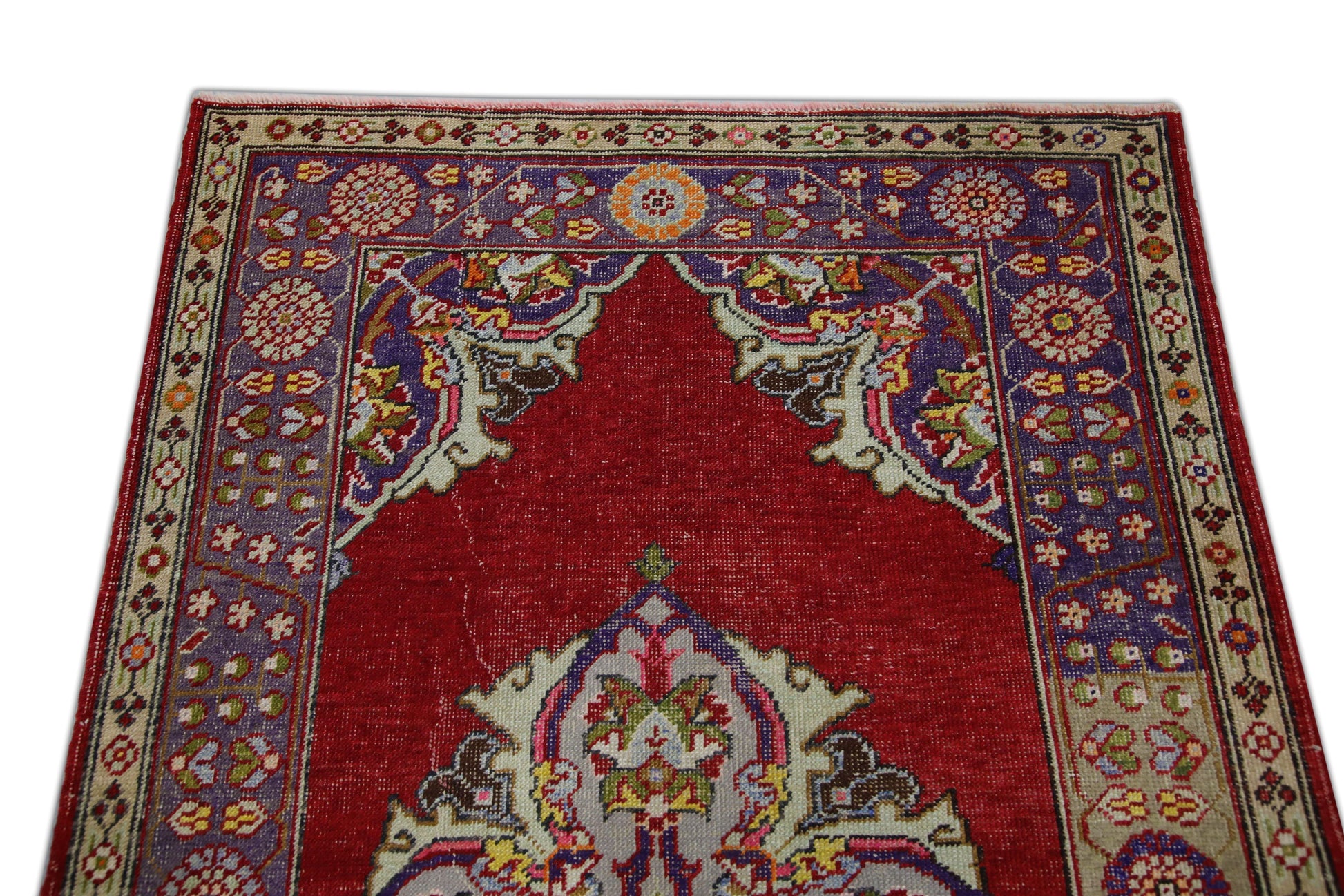 Turkish Vintage Anatolian Rug 4' x 6'6" #1025