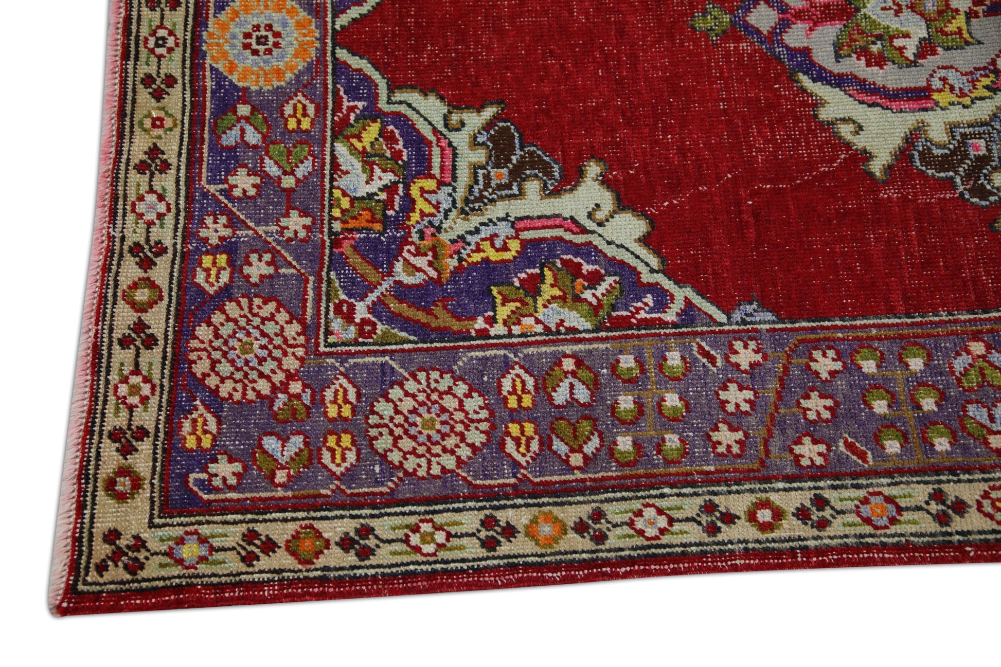 Turkish Vintage Anatolian Rug 4' x 6'6" #1025