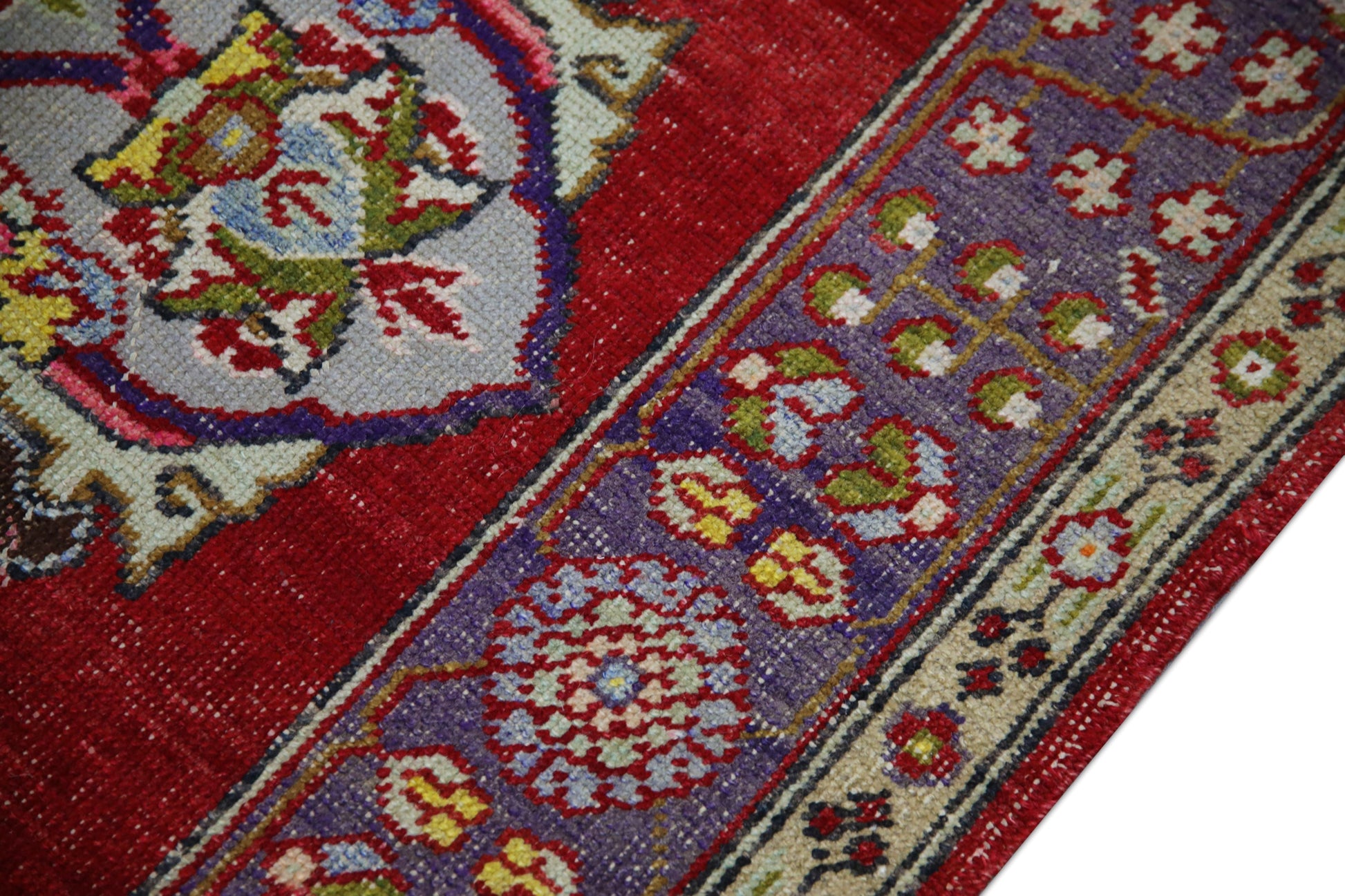 Turkish Vintage Anatolian Rug 4' x 6'6" #1025