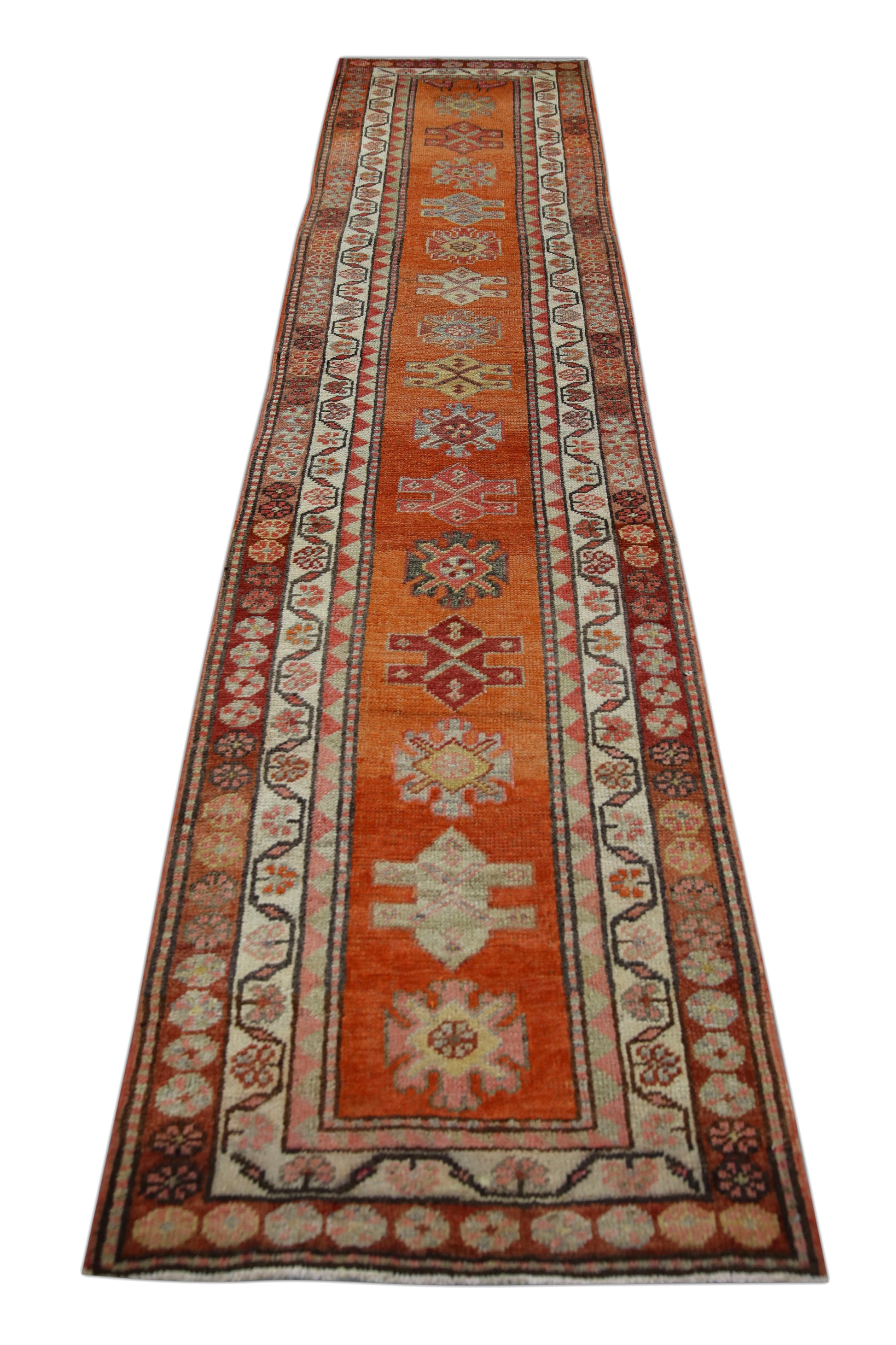 Turkish Vintage Anatolian Rug  2'9" x 12'6" #08