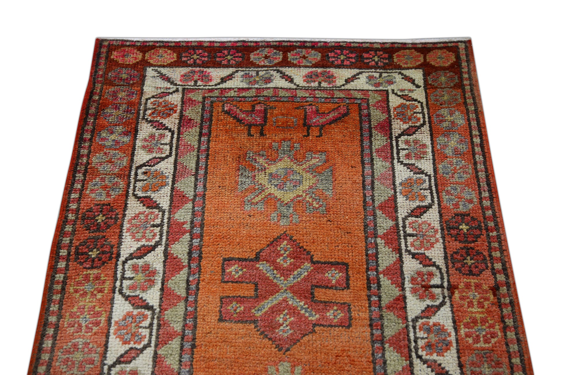 Turkish Vintage Anatolian Rug  2'9" x 12'6" #08
