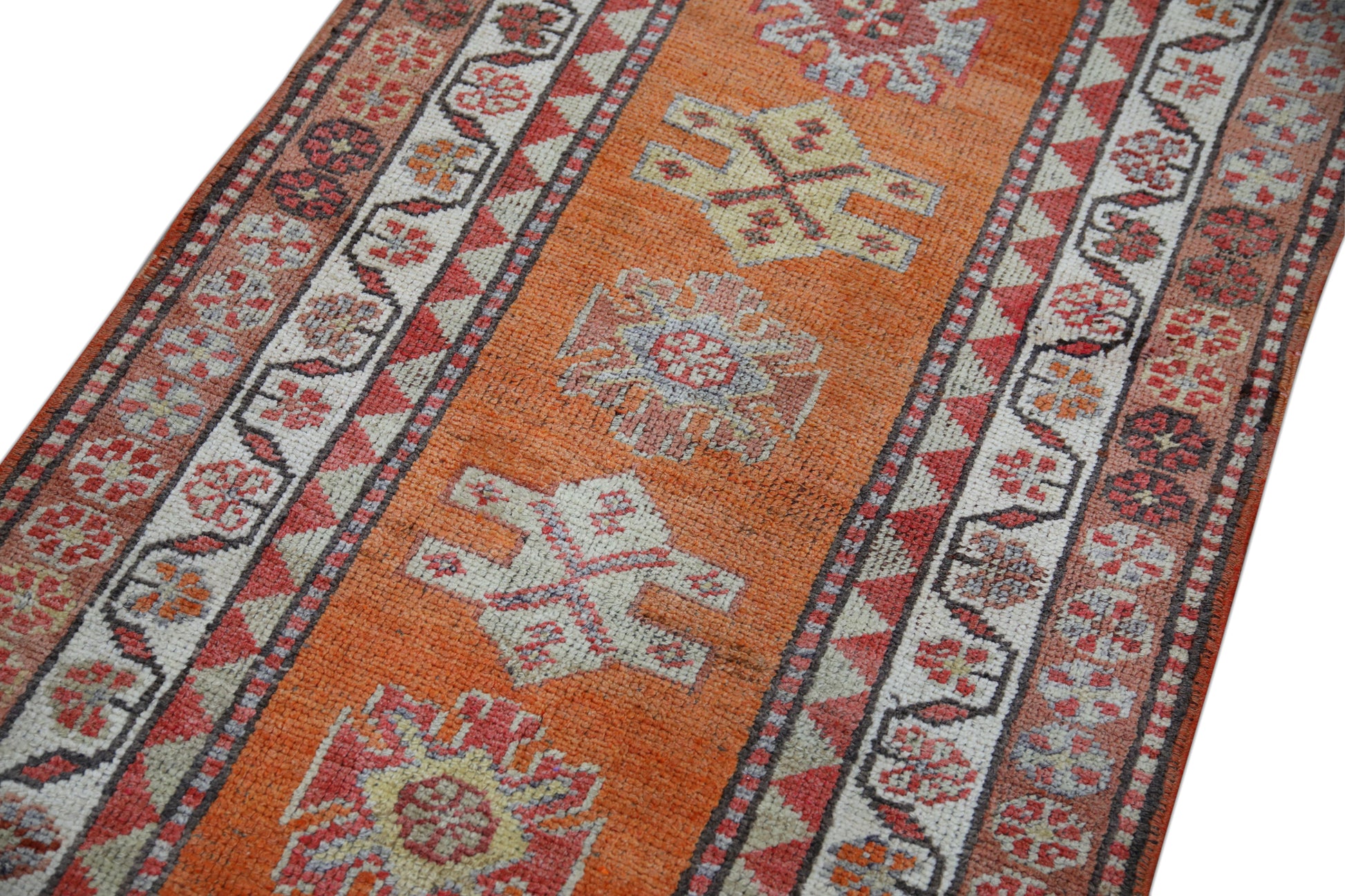 Turkish Vintage Anatolian Rug  2'9" x 12'6" #08