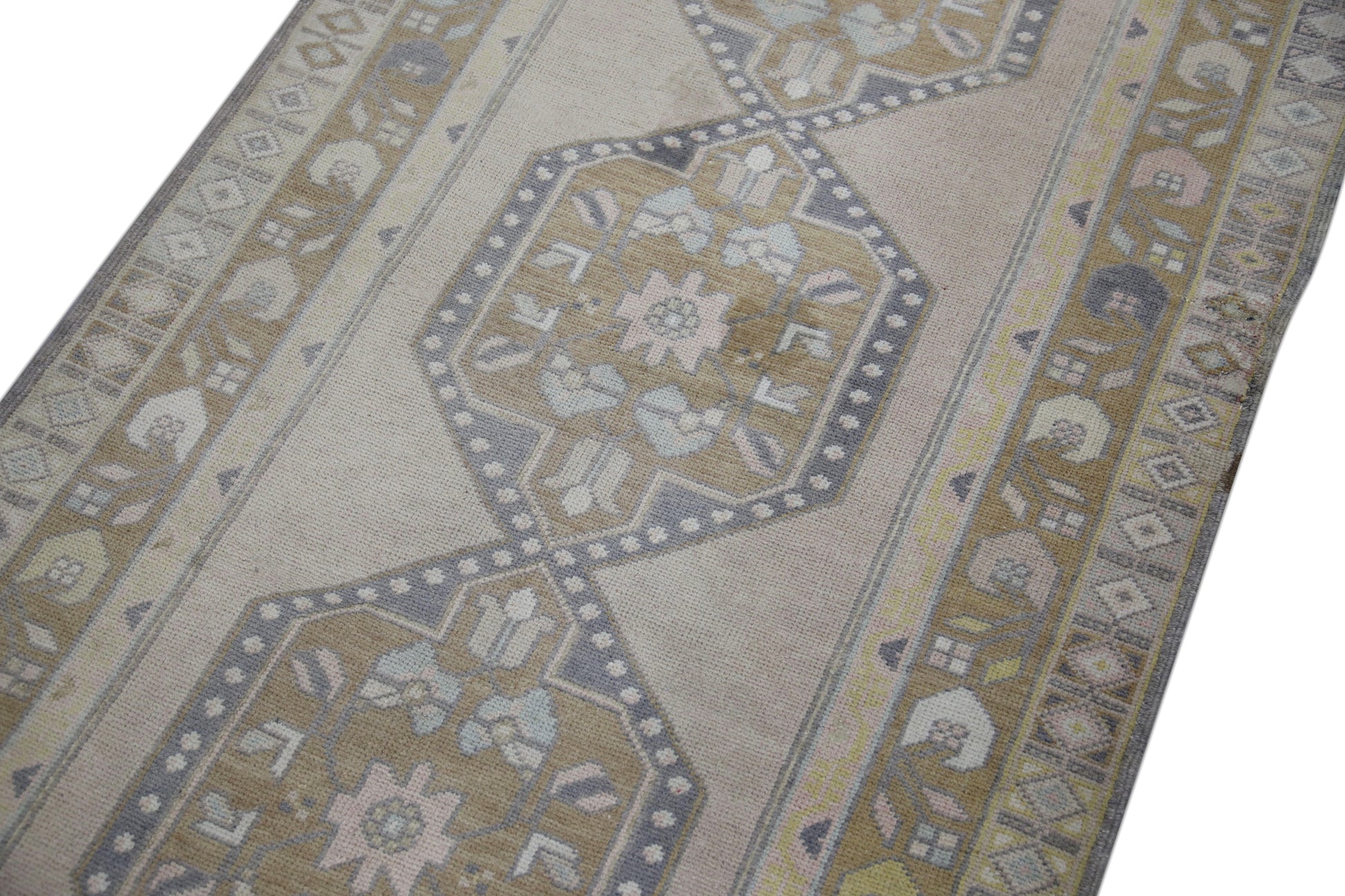 Turkish Vintage Anatolian Rug  3'4" x 9'4" #110