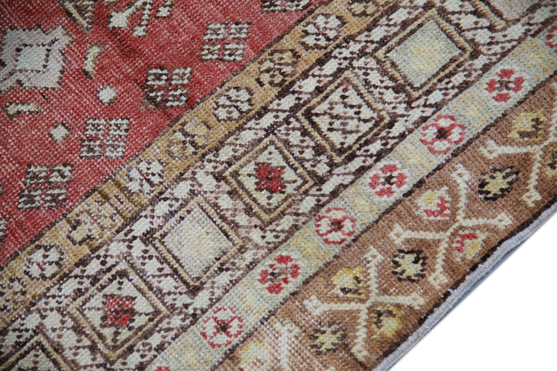 Turkish Vintage Anatolian Rug 3'10" x 5'8" #1021