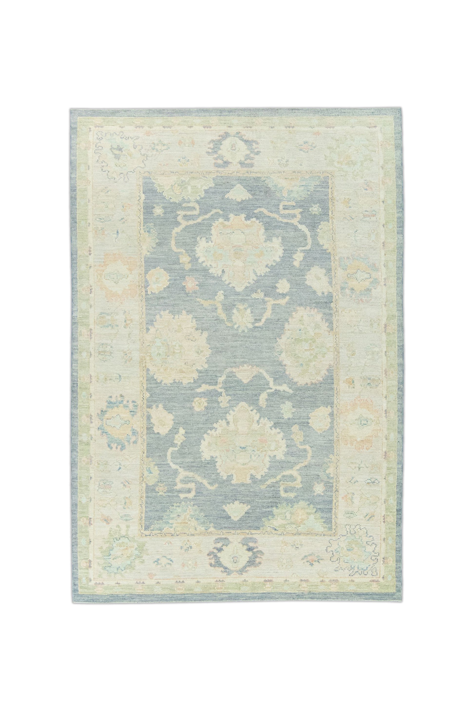 Turkish Oushak Rug 6'3" x 9'2" #15085