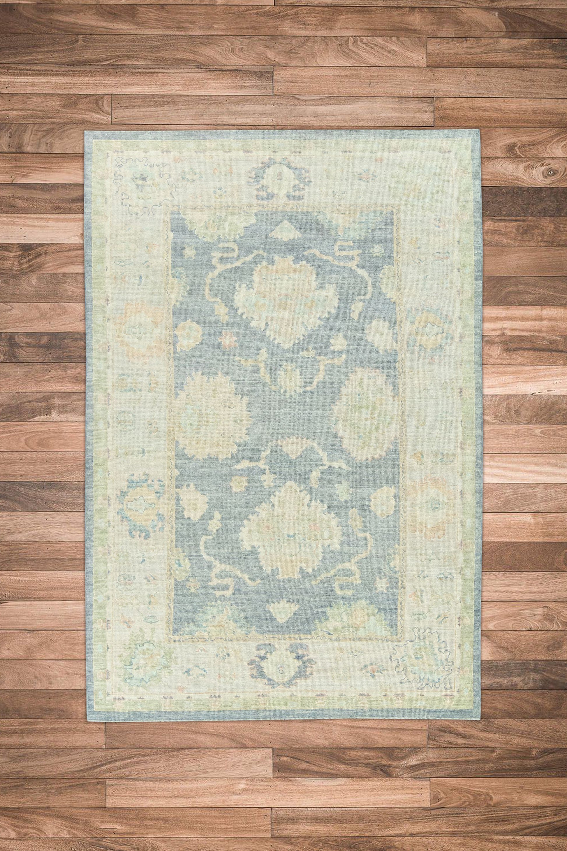 Turkish Oushak Rug 6'3" x 9'2" #15085