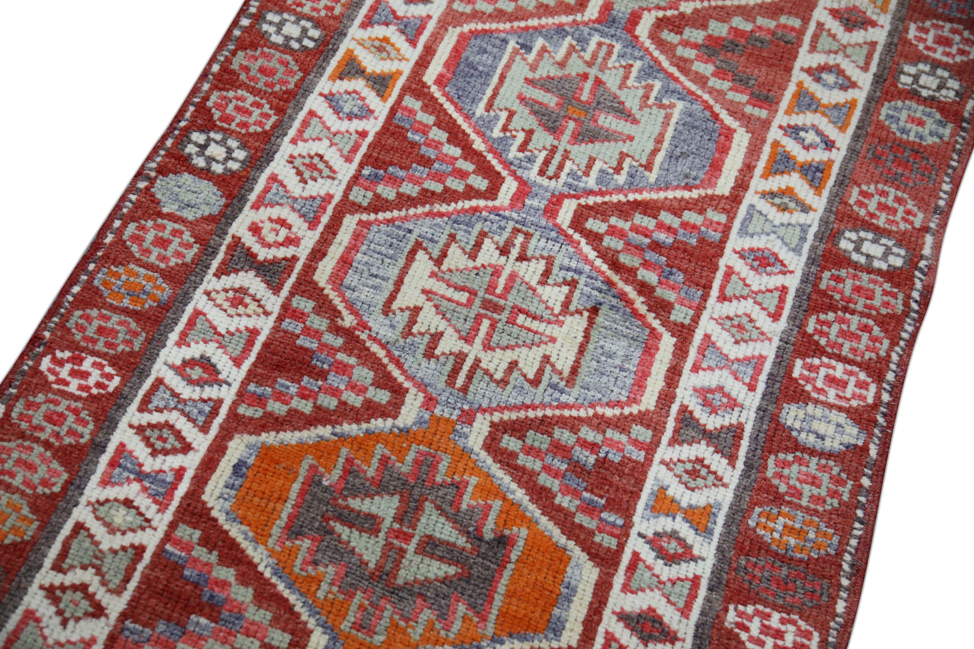 Turkish Vintage Anatolian Rug  2'9" x 12'10" #129