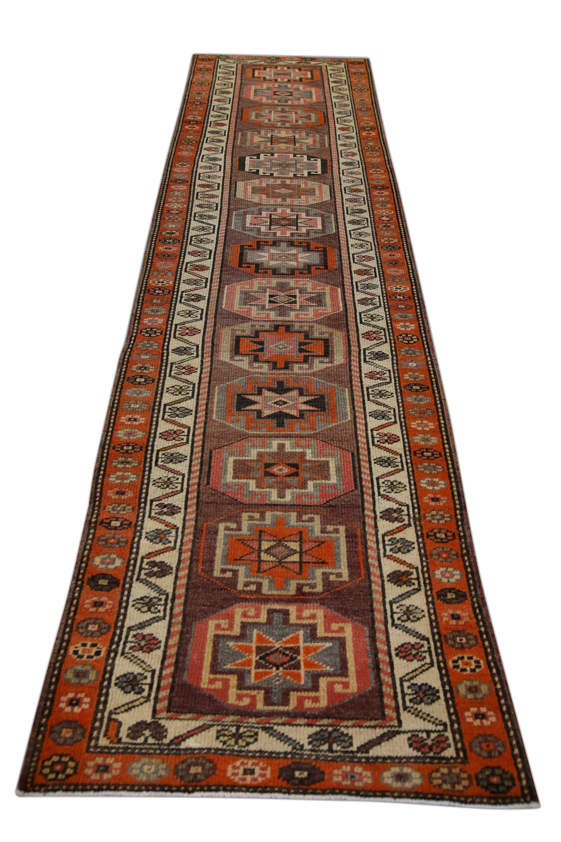 Turkish Vintage Anatolian Rug  3'1" x 12'4" #355