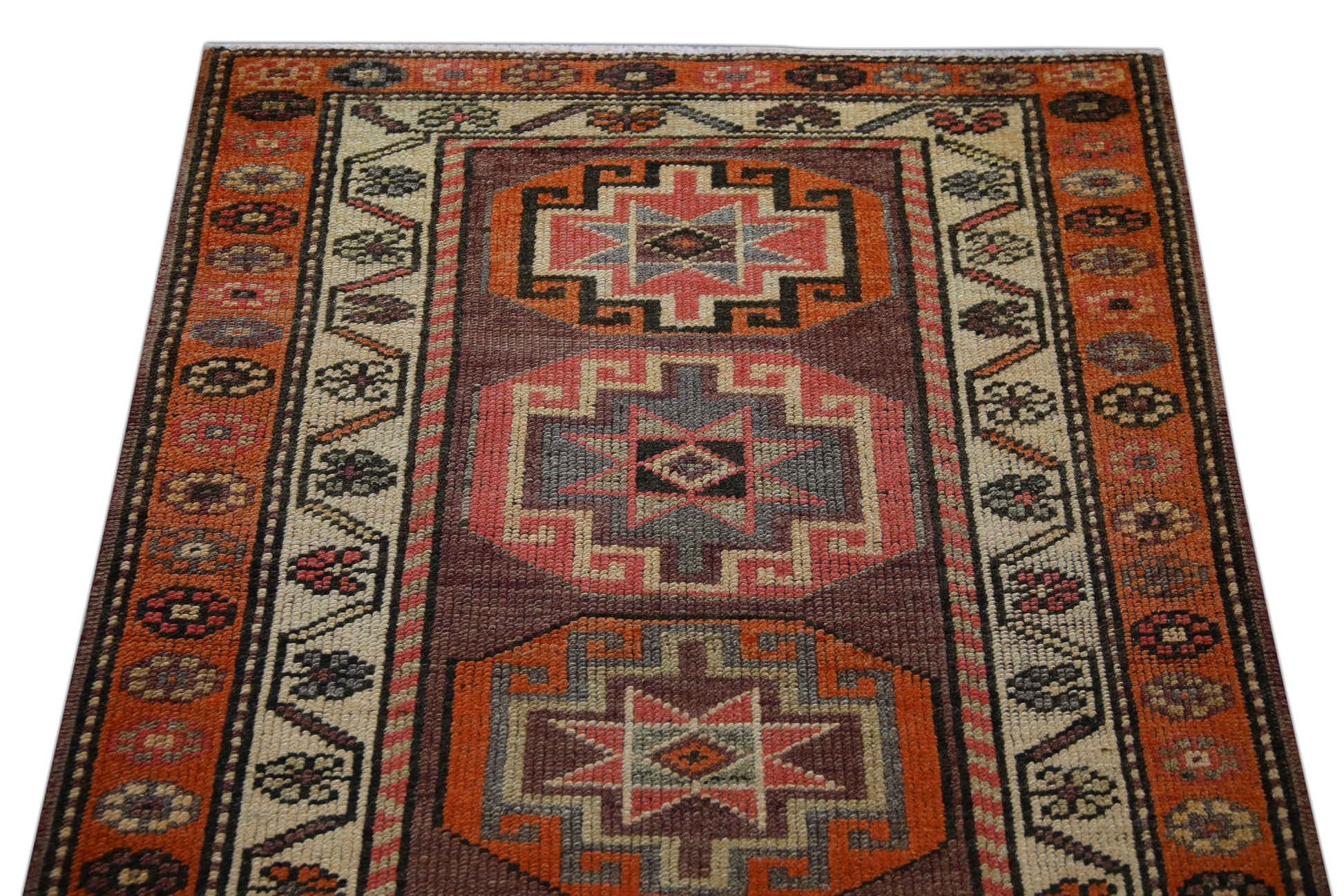 Turkish Vintage Anatolian Rug  3'1" x 12'4" #355