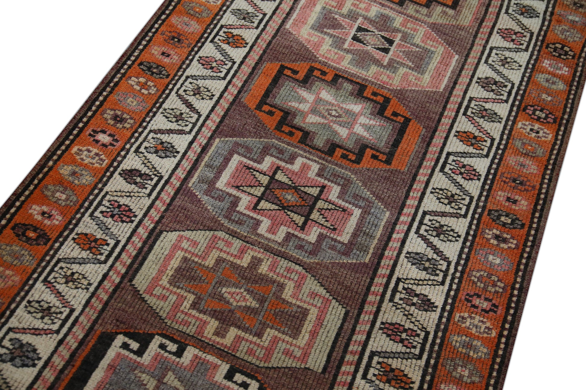 Turkish Vintage Anatolian Rug  3'1" x 12'4" #355