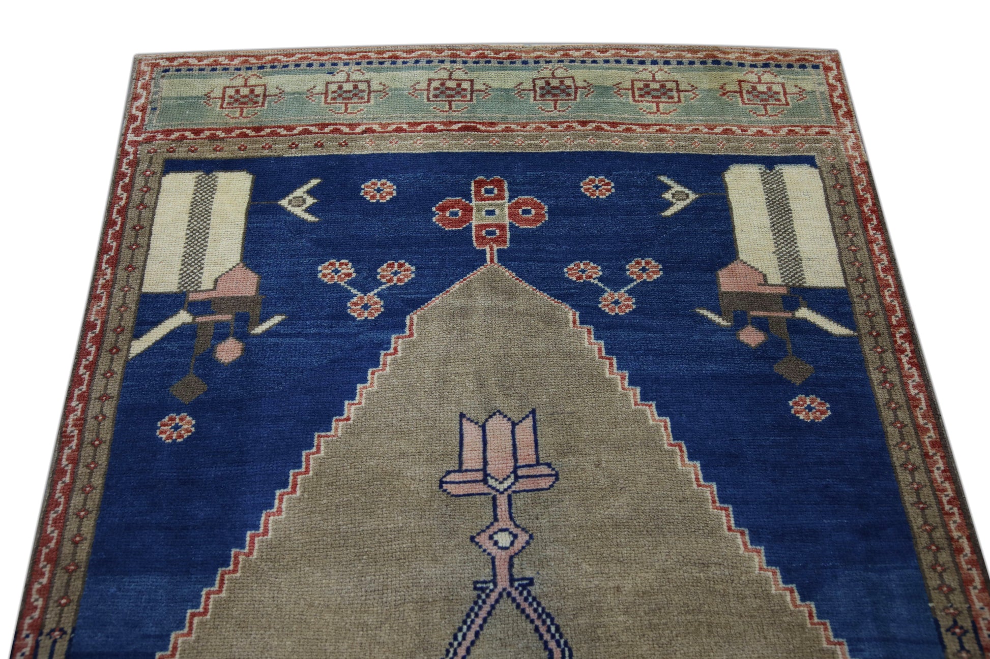 Turkish Vintage Anatolian Rug  3'7" x 9'3" #136