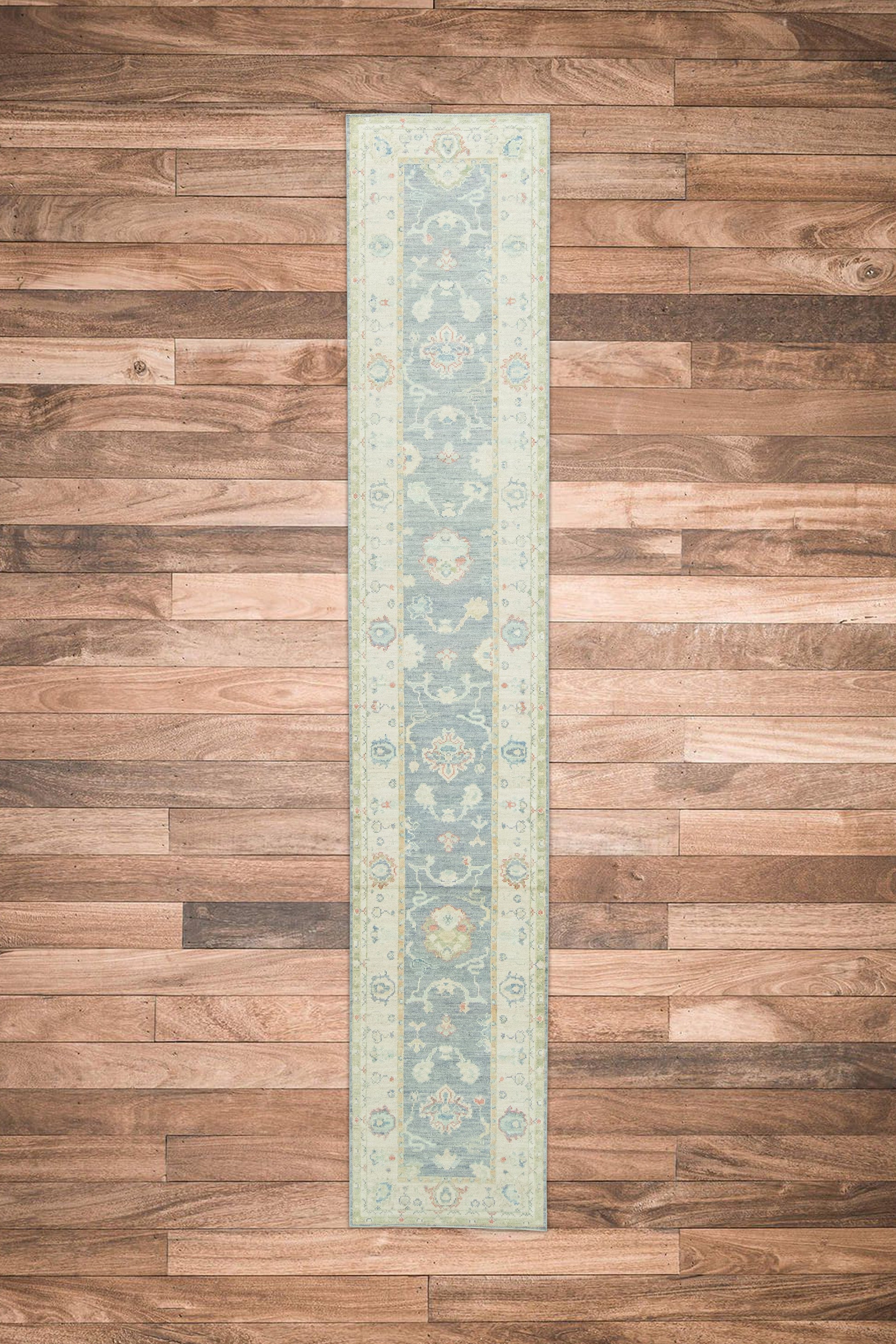 Turkish Oushak Rug 3' x 16'2" #15064