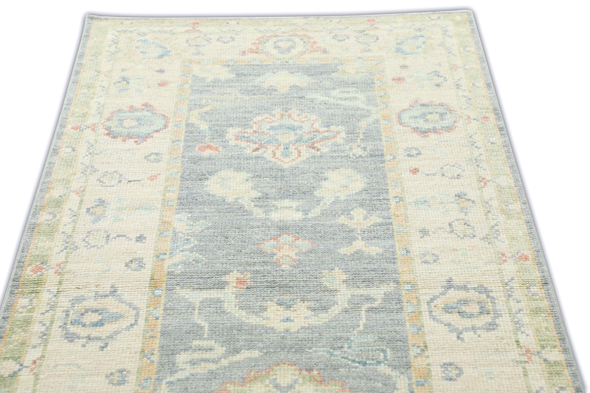 Turkish Oushak Rug 3' x 16'2" #15064