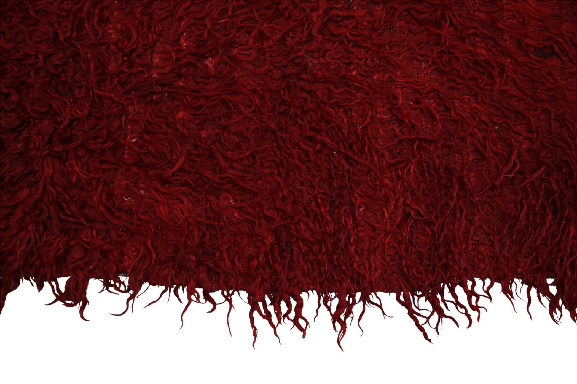 Hand Knotted Turkish Vintage Tulu Rug 2'11" x  4'2" #1047