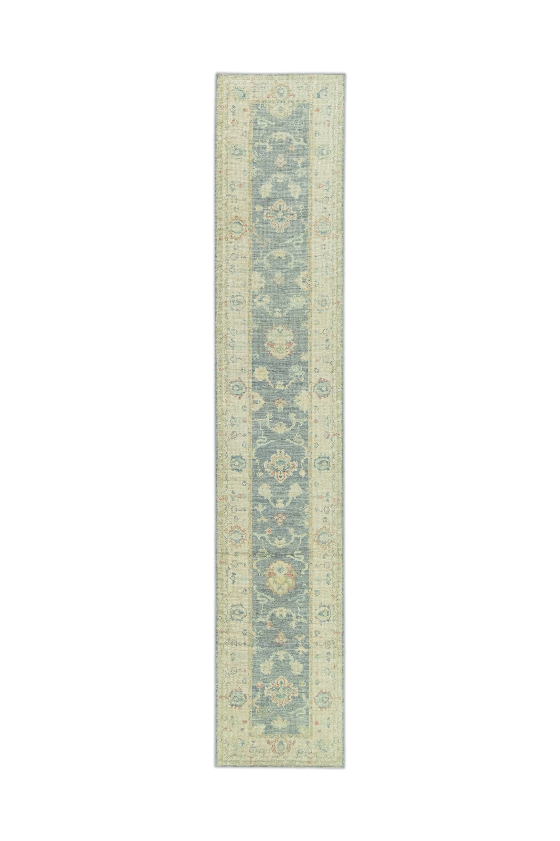 Turkish Oushak Rug 3' x 16' #15038