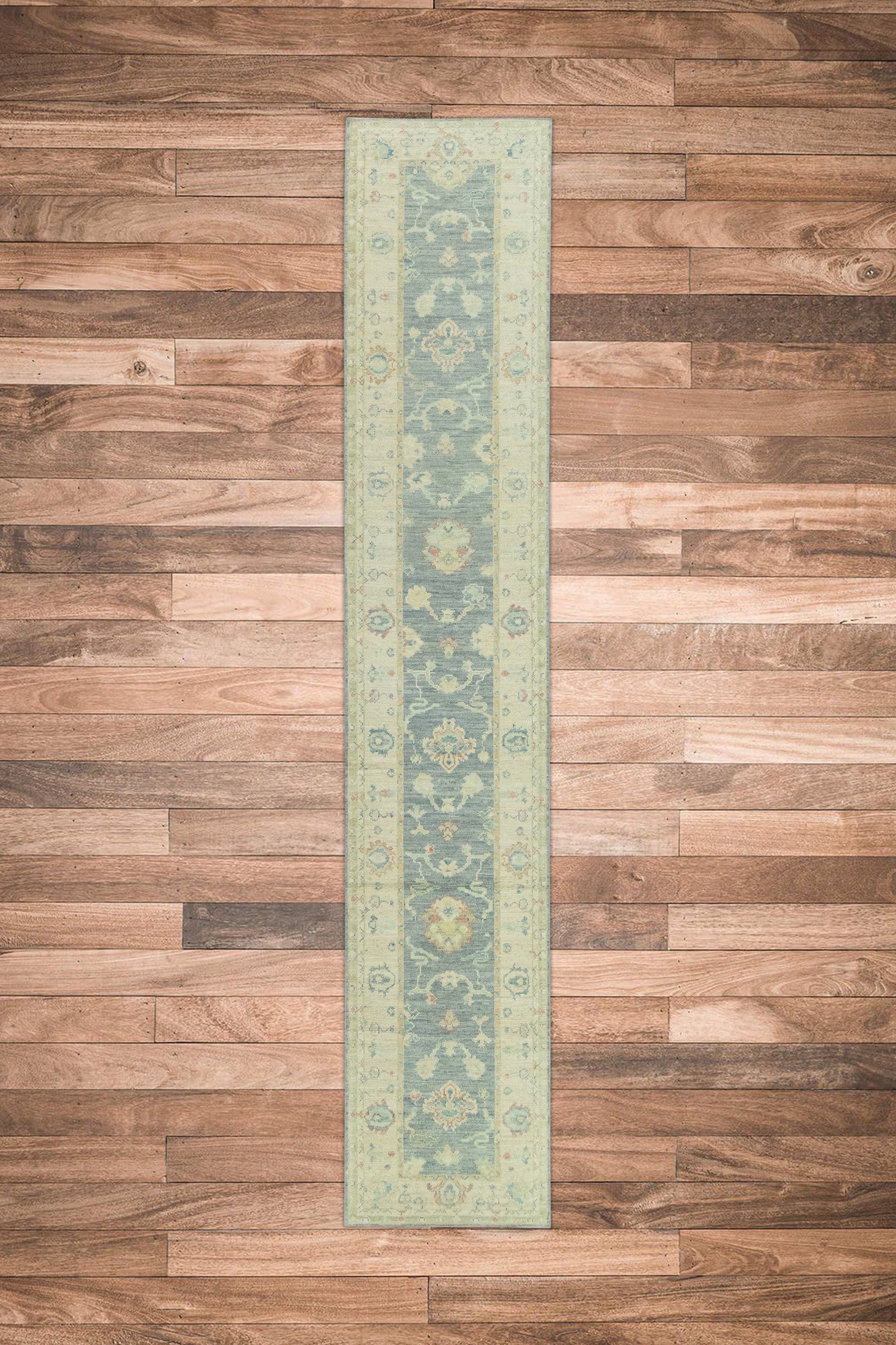 Turkish Oushak Rug 3' x 16' #15038