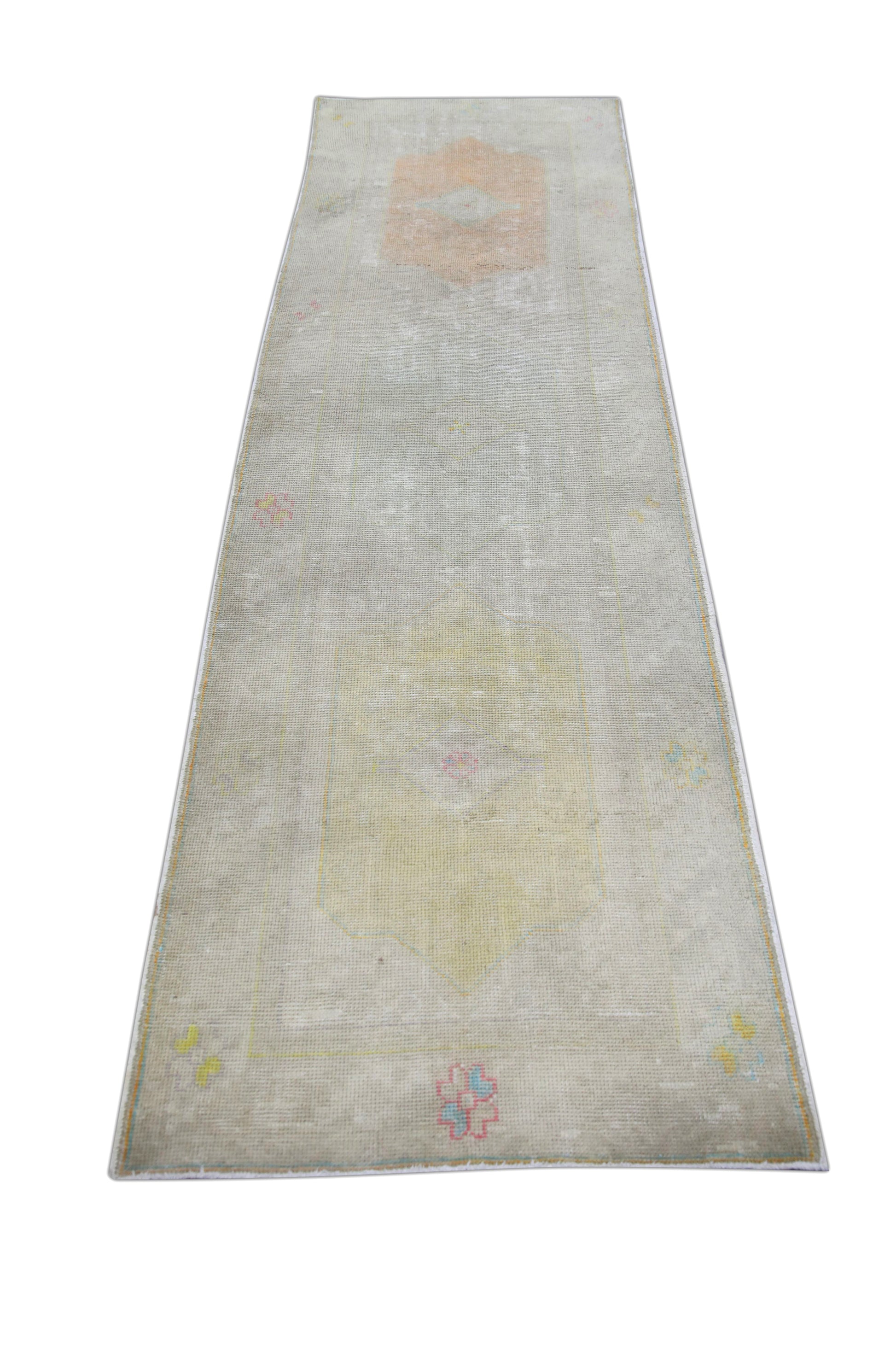 Turkish Vintage Anatolian Rug  3' x 10' #348