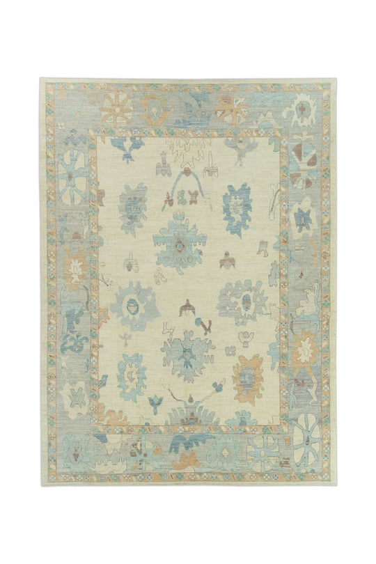 #15018 Turkish Oushak 10'3" x 14'3"